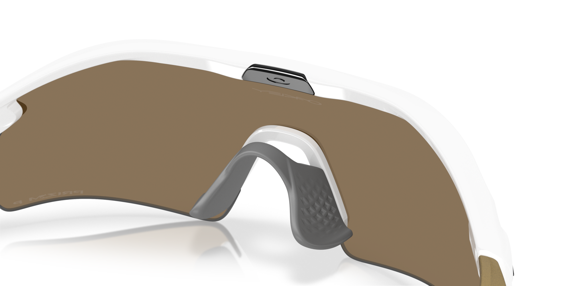 オークリー Radar® Plate​サングラス Polished WhiteフレームとPrizm