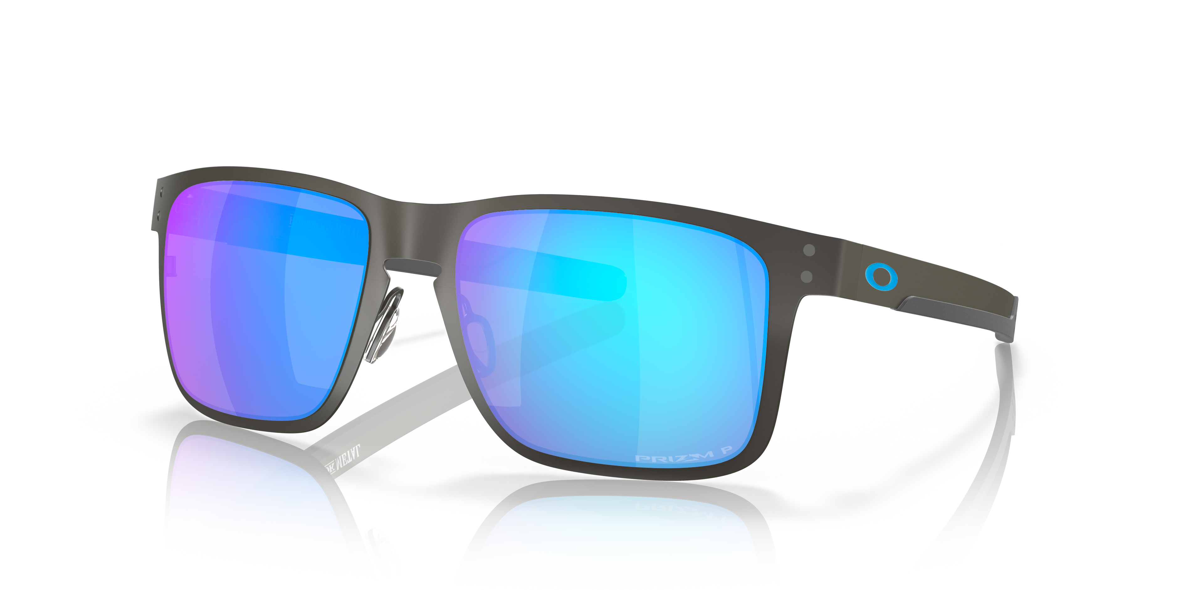 Holbrook™ Metal Prizm Sapphire Polarized Lenses, Matte Gunmetal