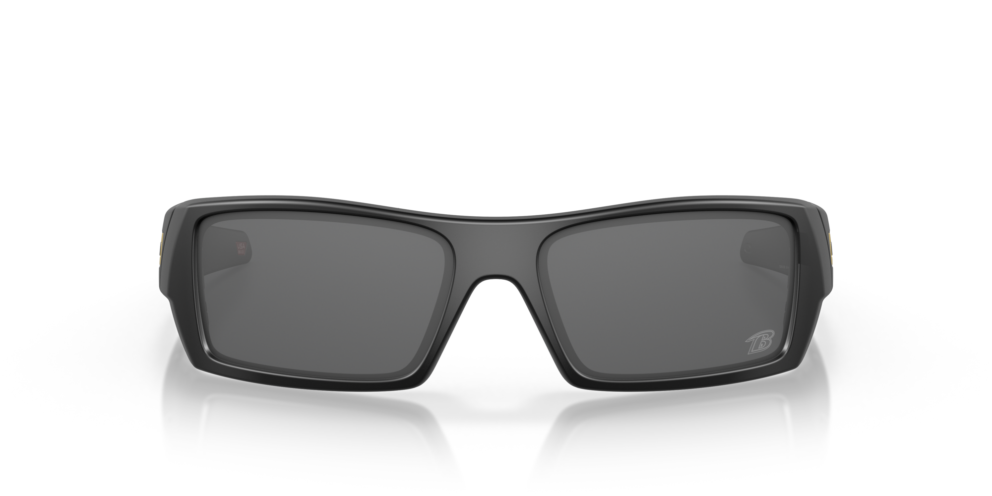 Oakley Baltimore Ravens Gascan® Sunglasses with Matte Black Frame