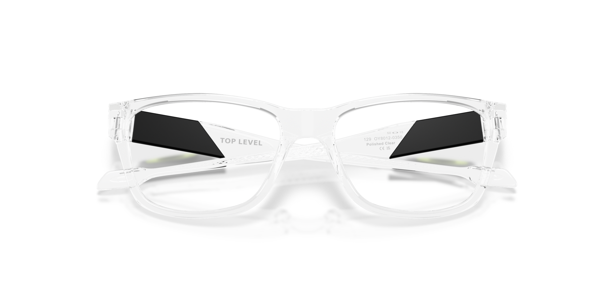 Oakley Top Level (Youth Fit) Eyeglasses with Polished Clear Frame