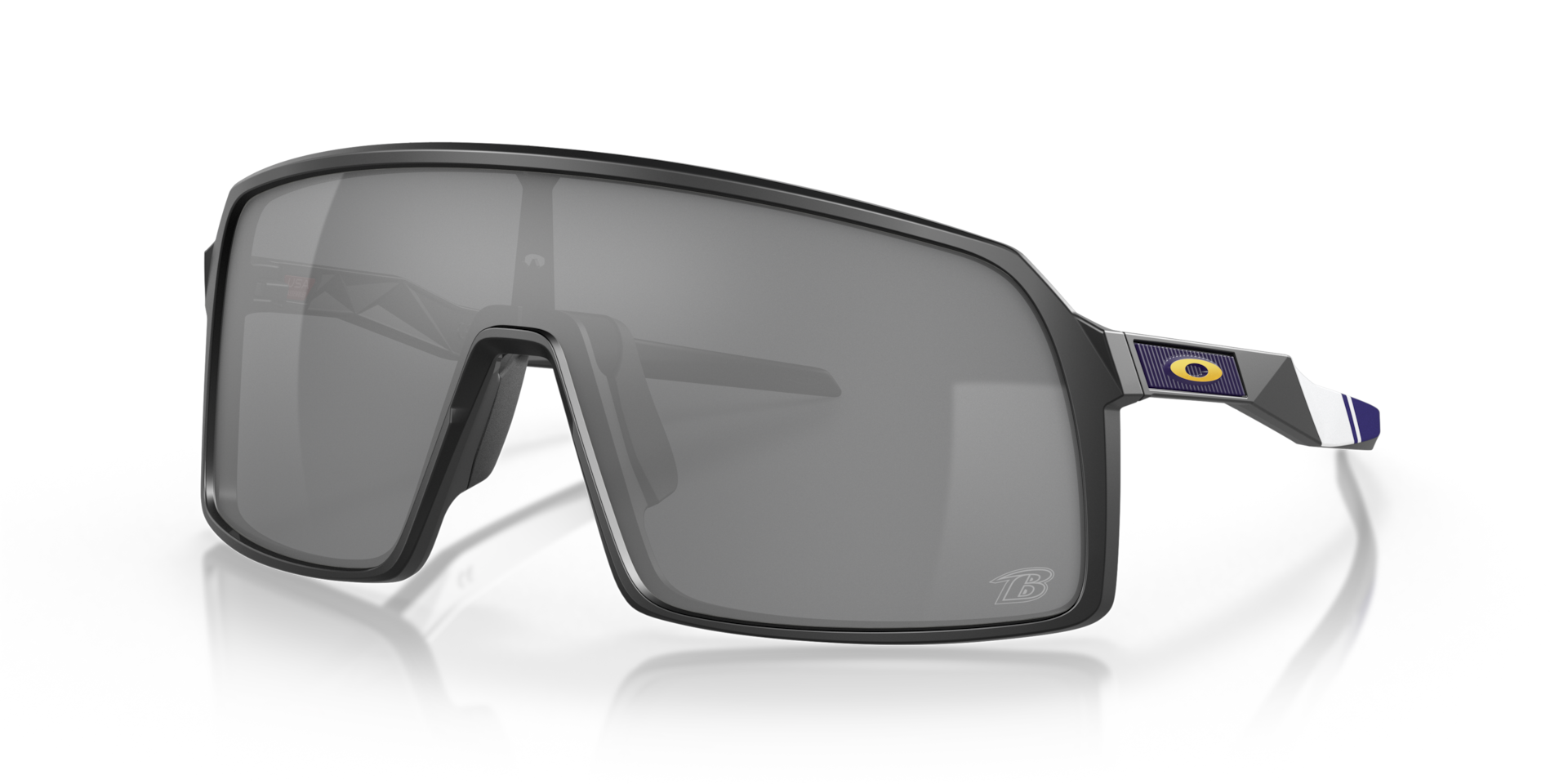 Oakley Baltimore Ravens Sutro Sunglasses with Matte Black Frame