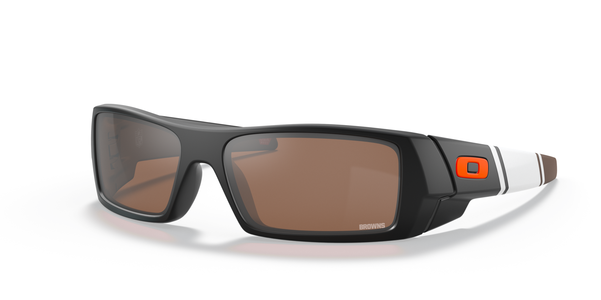 Oakley Cleveland Browns Gascan® Sunglasses with Matte Black Frame