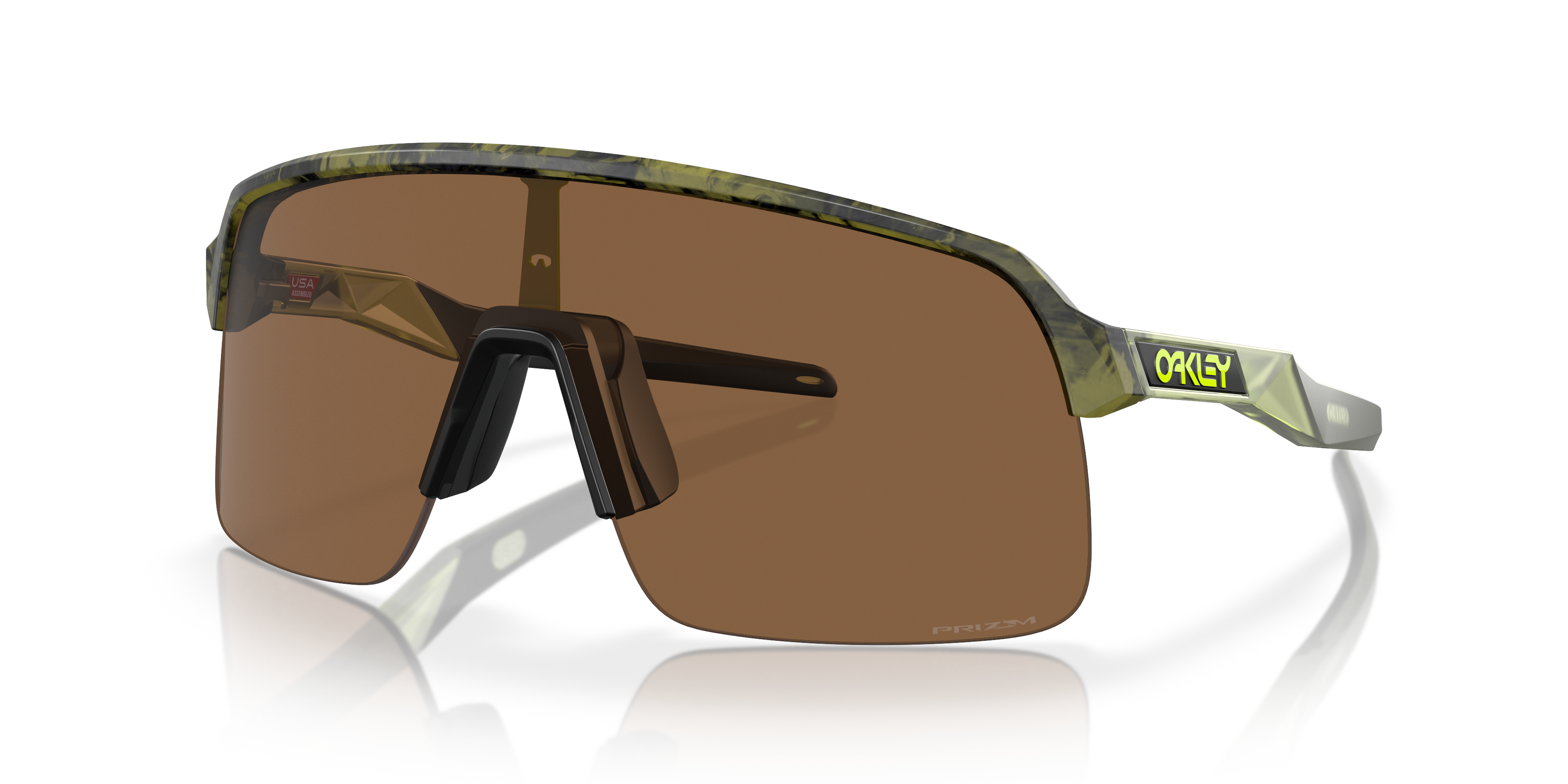 Sutro Lite (Low Bridge Fit) Prizm Bronze Lenses, Matte Transparent