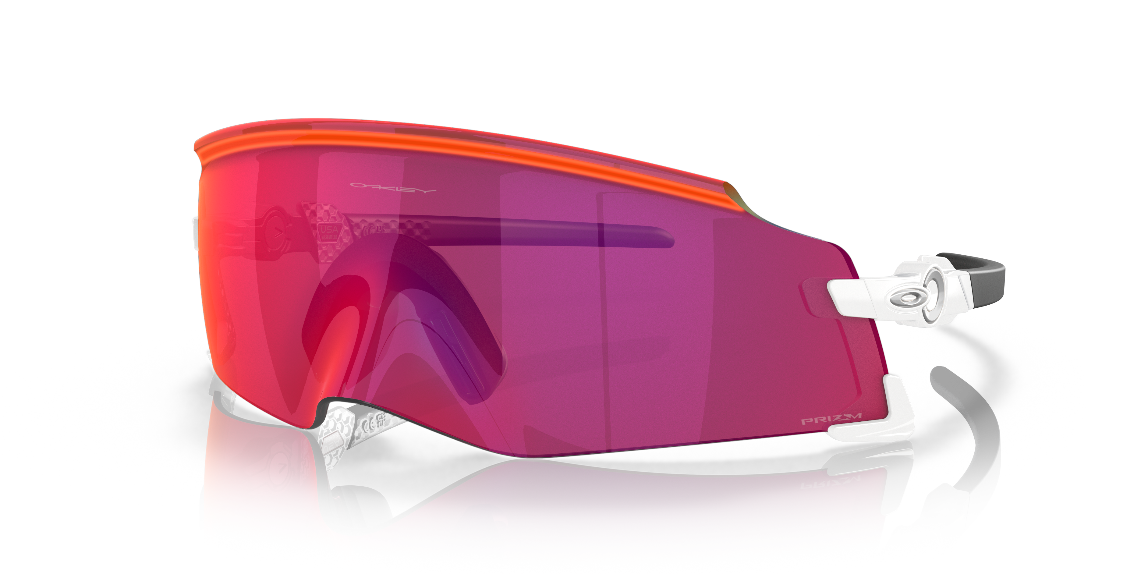 Kato Prizm Road Lenses, White Frame Sunglasses | Oakley Standard