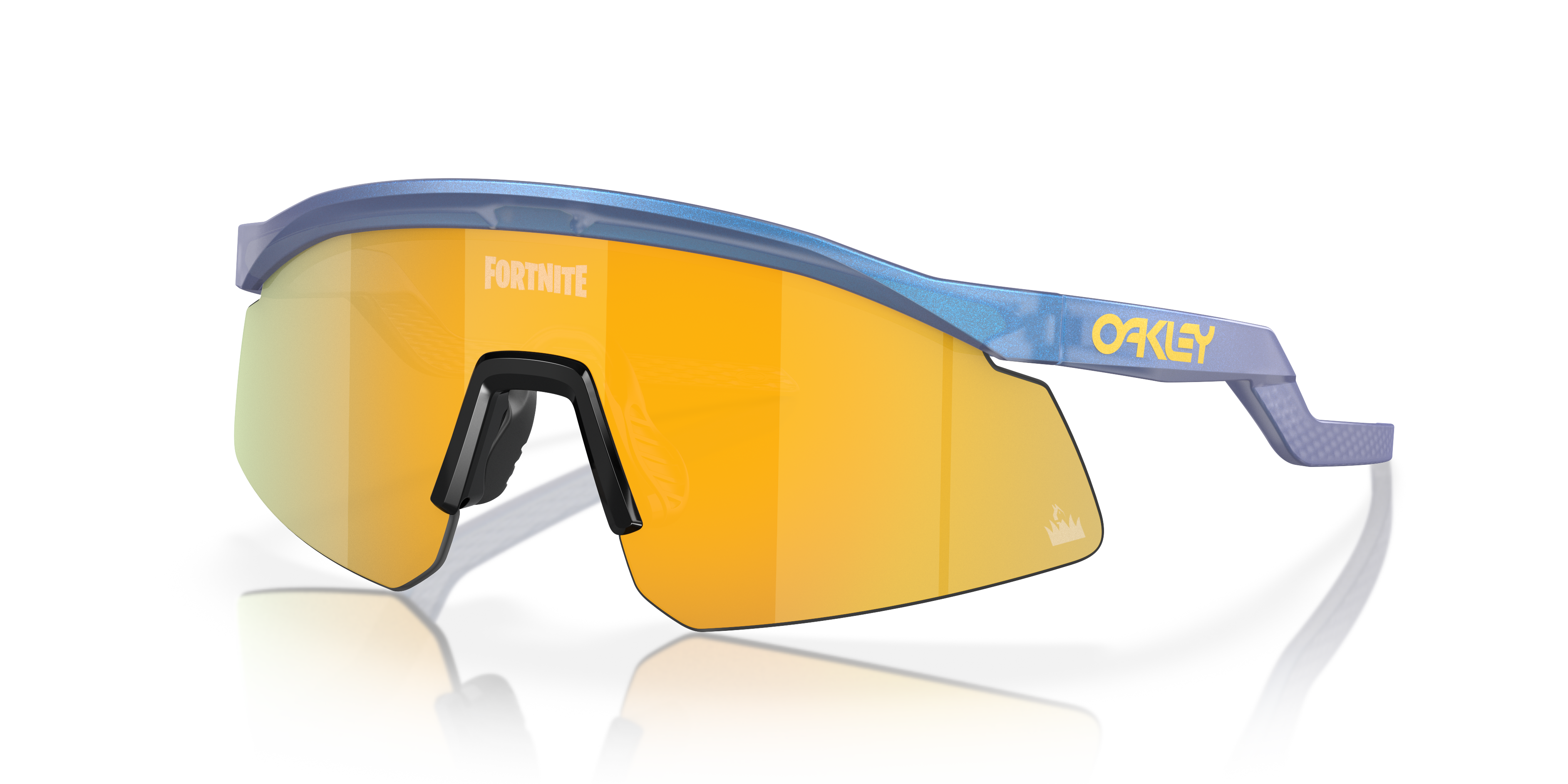 Oakley X Fortnite Hydra Sunglasses with Matte Cyan & Blue & Clear