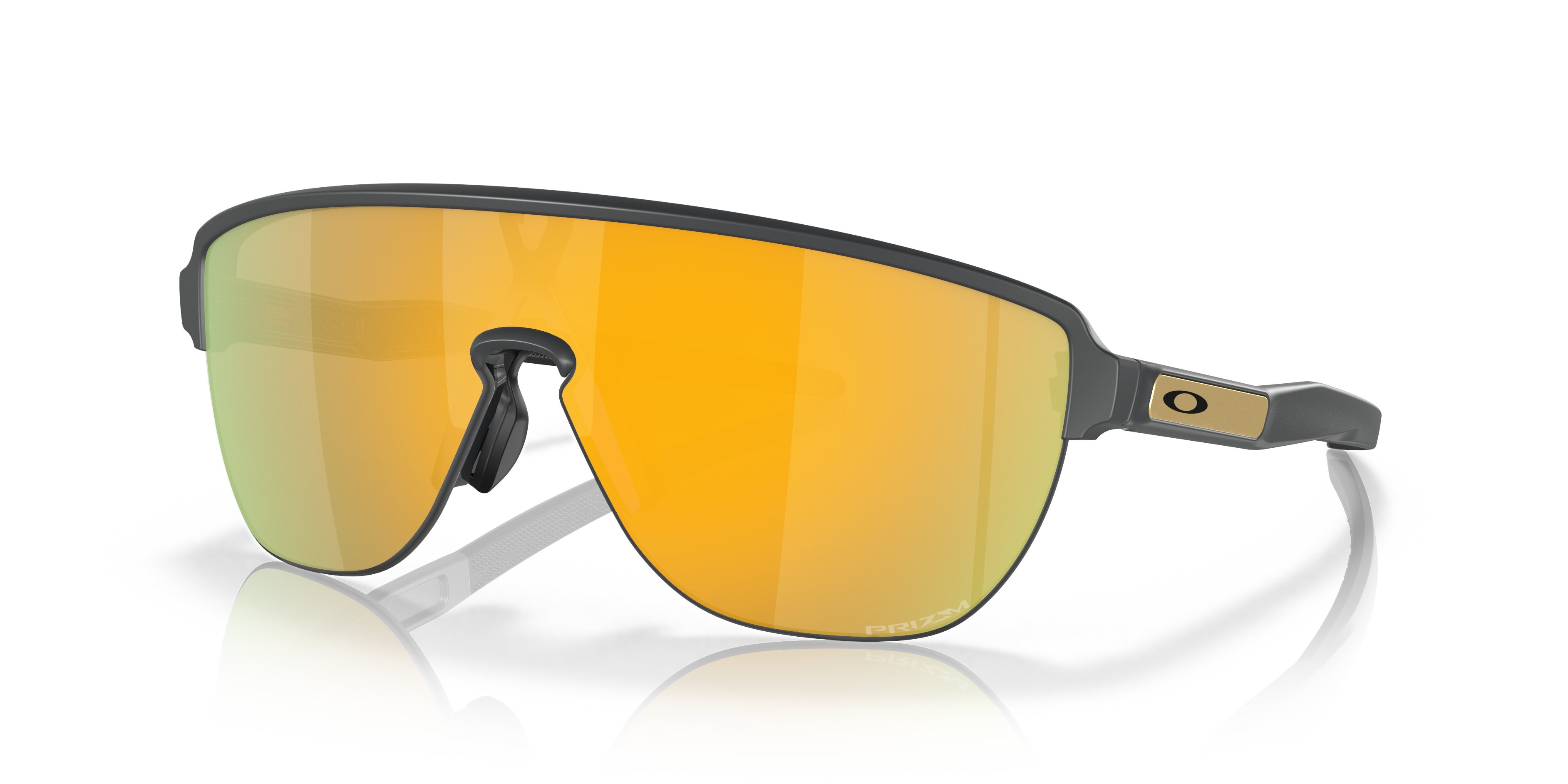 Corridor 24K Iridium Lenses, Matte Carbon Frame Sunglasses