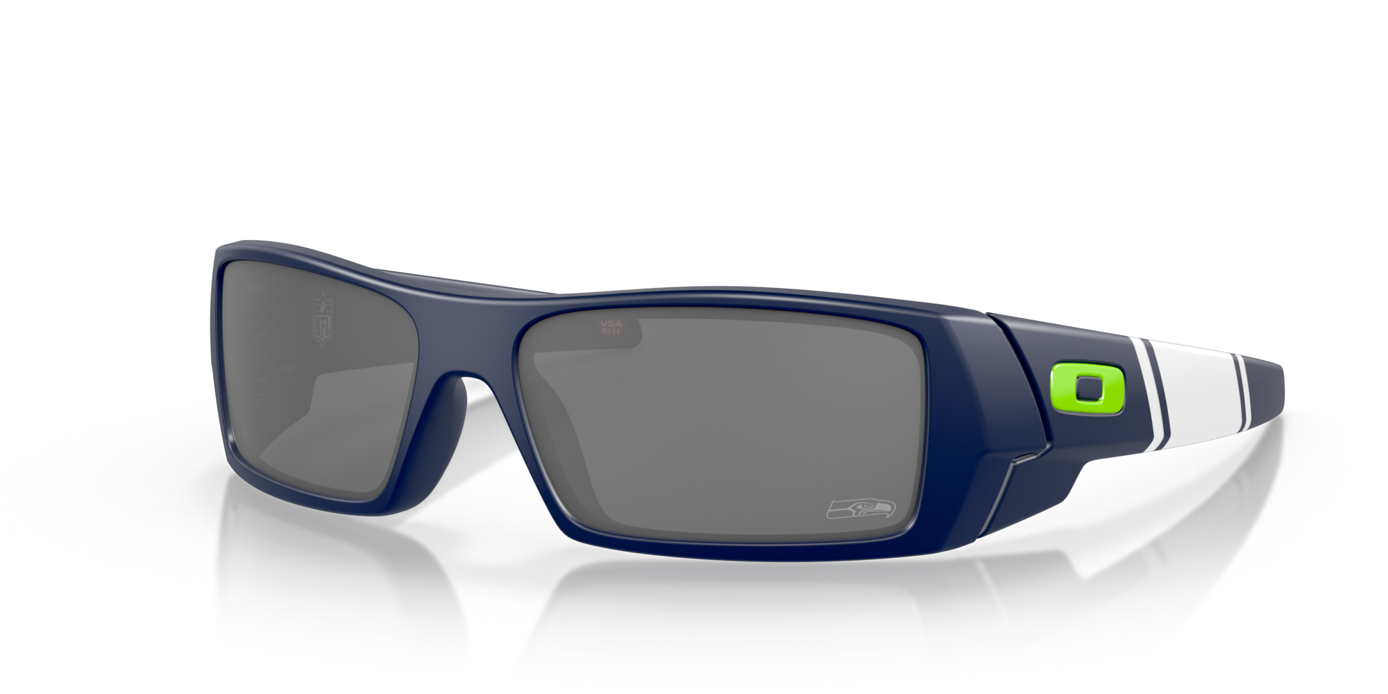 Oakley Seattle Seahawks Gascan® Sunglasses with Matte Navy Frame