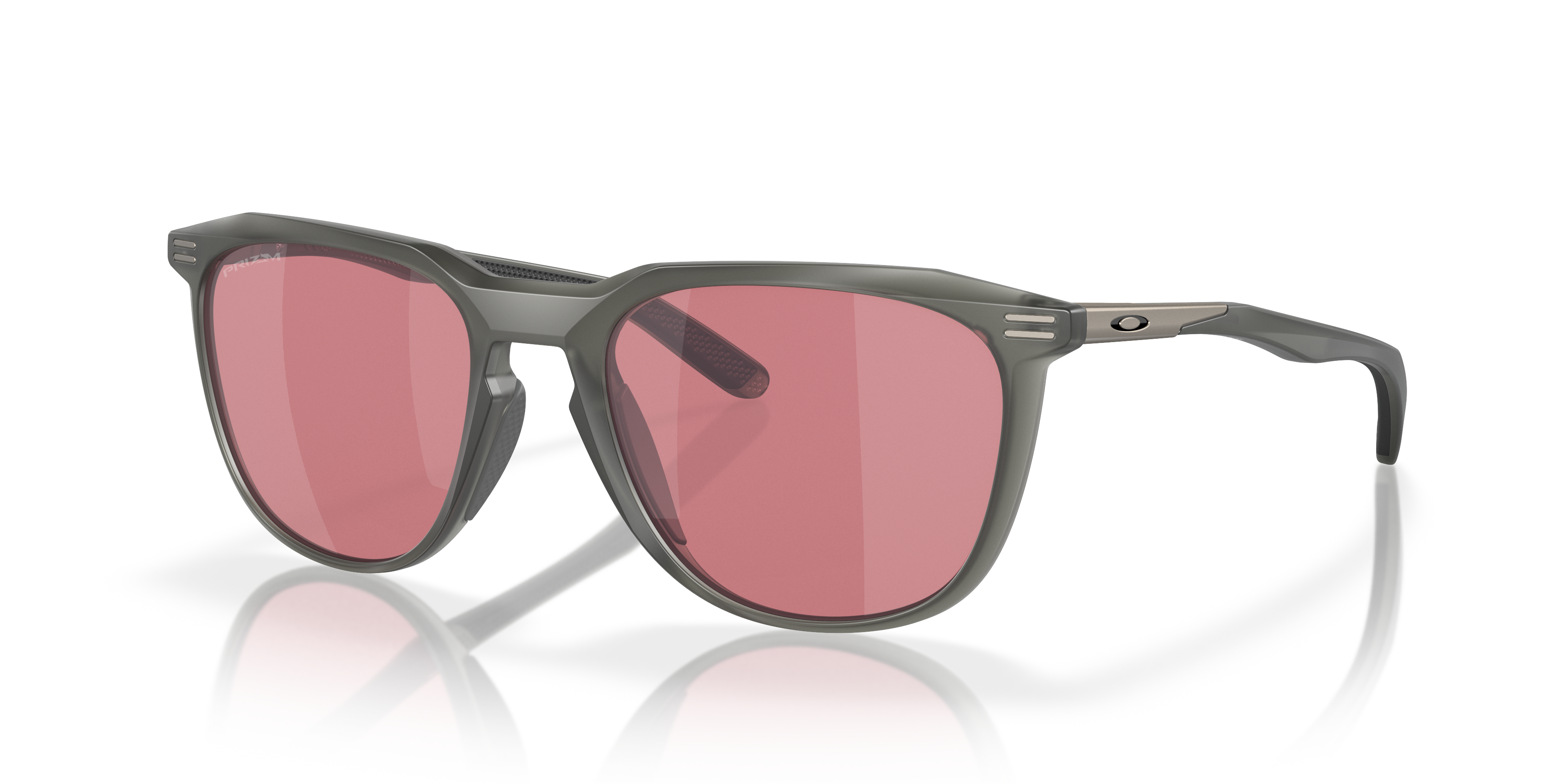 Thurso Prizm Dark Golf Lenses, Matte Grey Smoke Frame Sunglasses