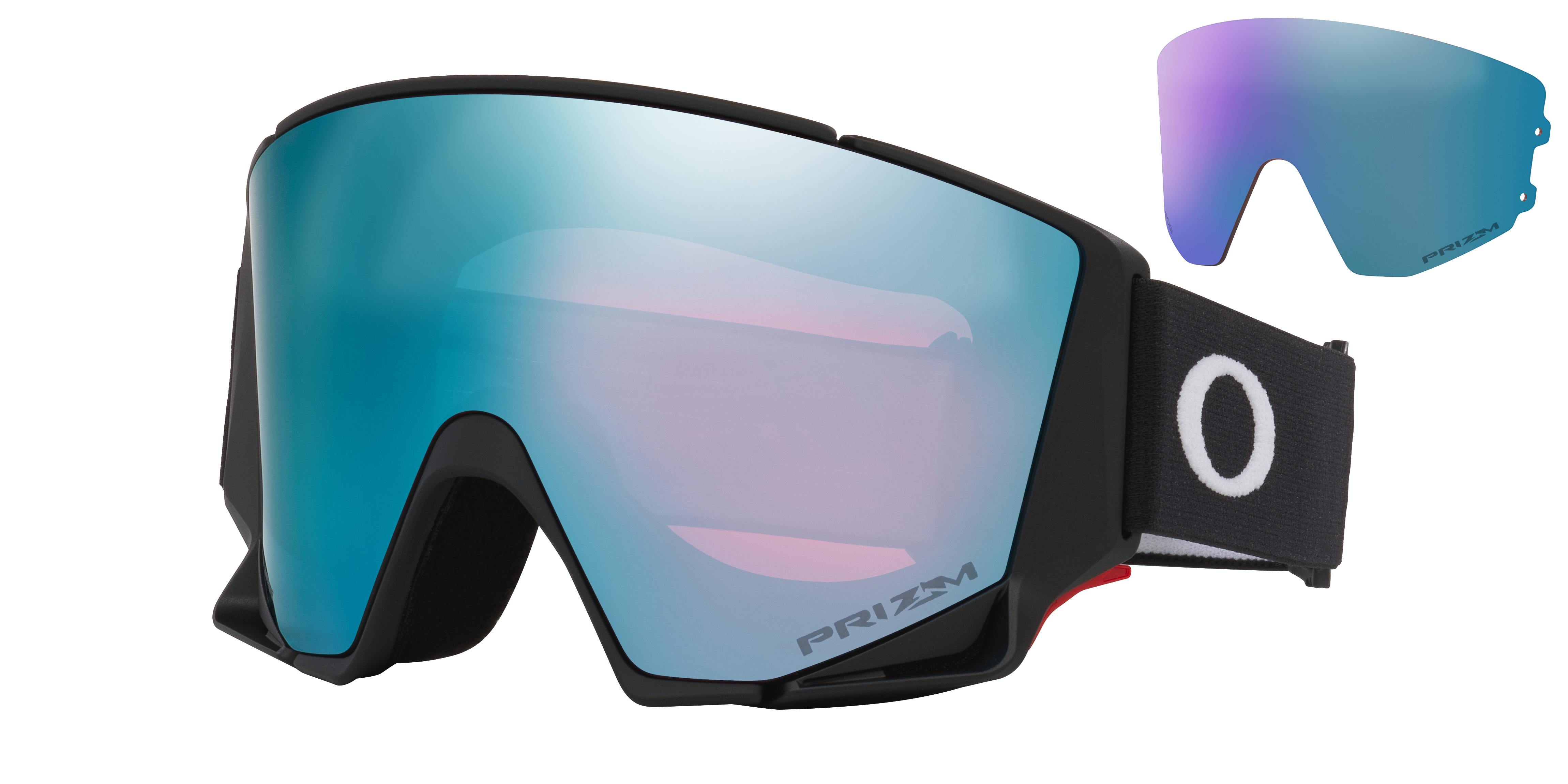 Oakley Flow Scape™ M Snow Goggles with Matte Black Strap and Prizm