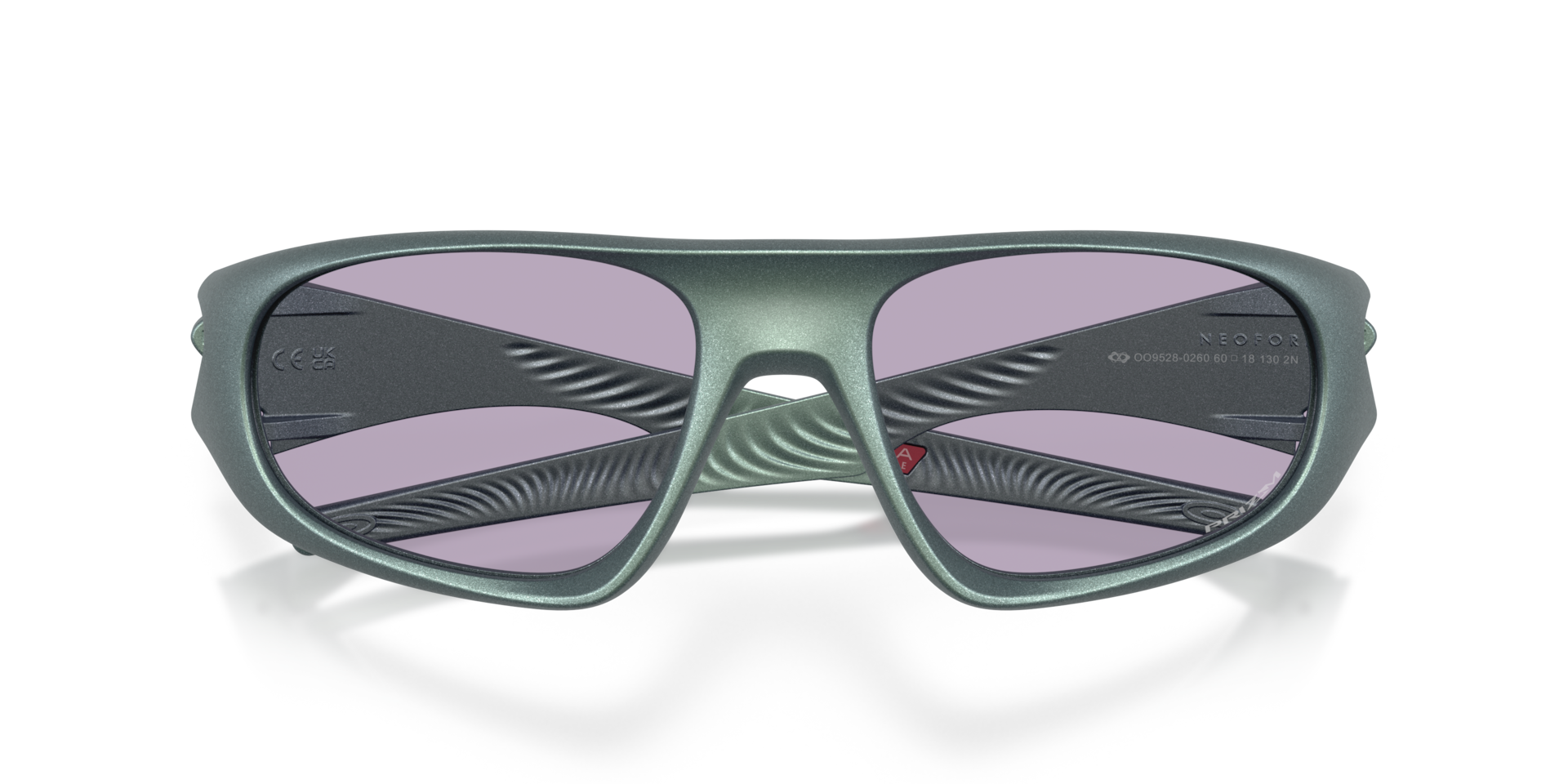 Oakley Neoforma Sunglasses with Matte Black Frame and Prizm Grey