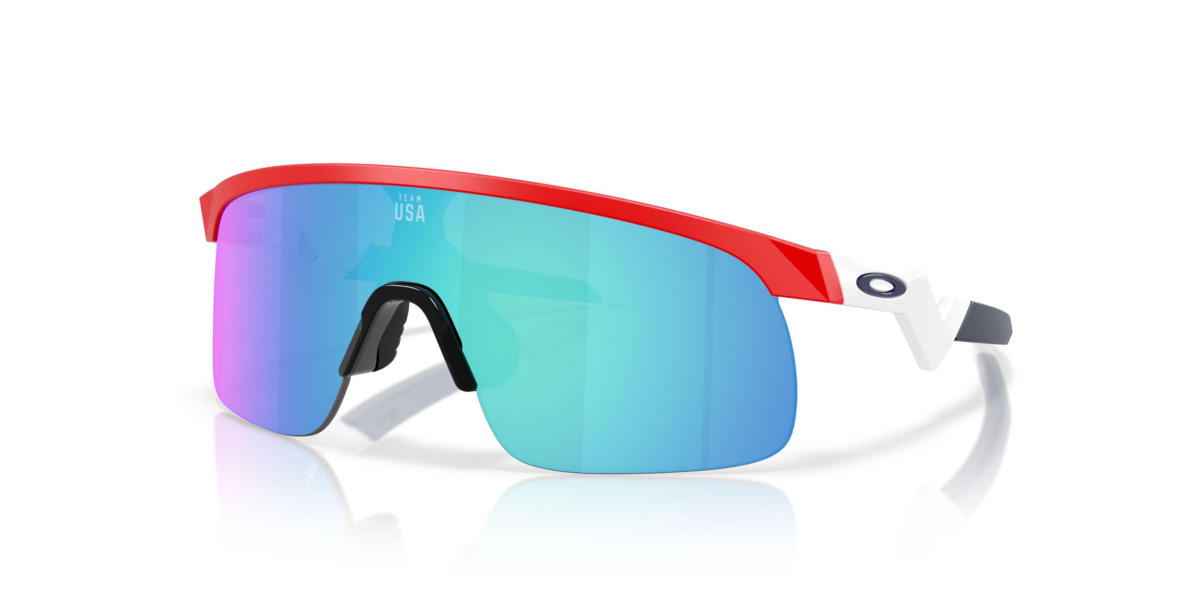 Resistor (Youth Fit) Team USA Prizm Sapphire Lenses, Matte Redline