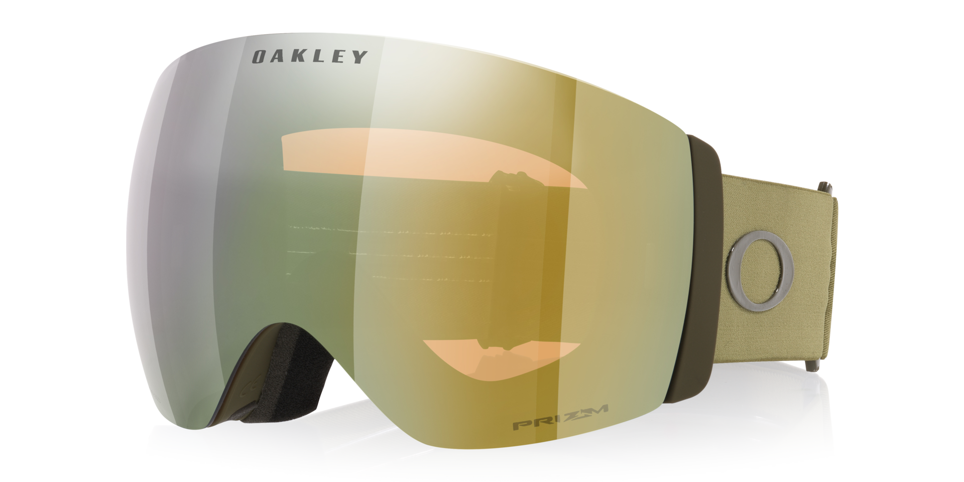 Oakley Flight Deck™ Pro L Snow Goggles with Matte Black Strap and