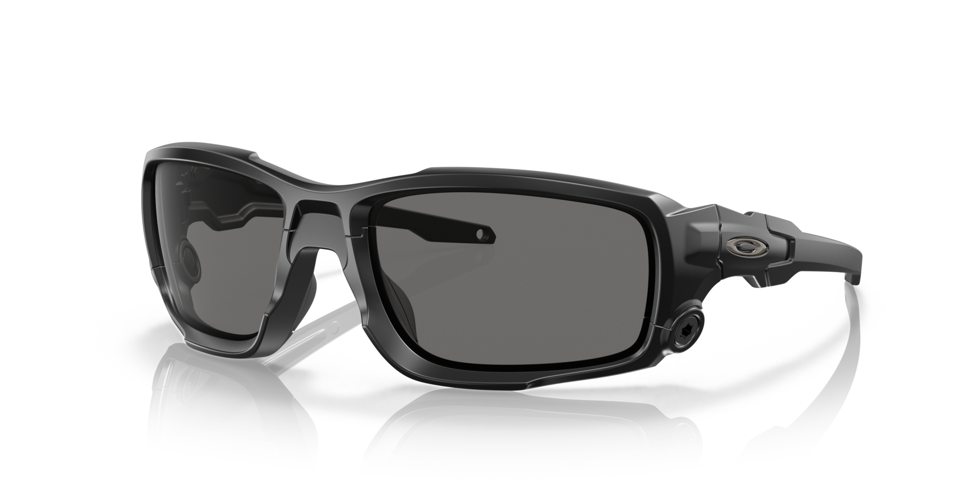 Shocktube, Safety Glasses, Anti-Scratch, Gray Lens, Black Frame, Full-Frame
