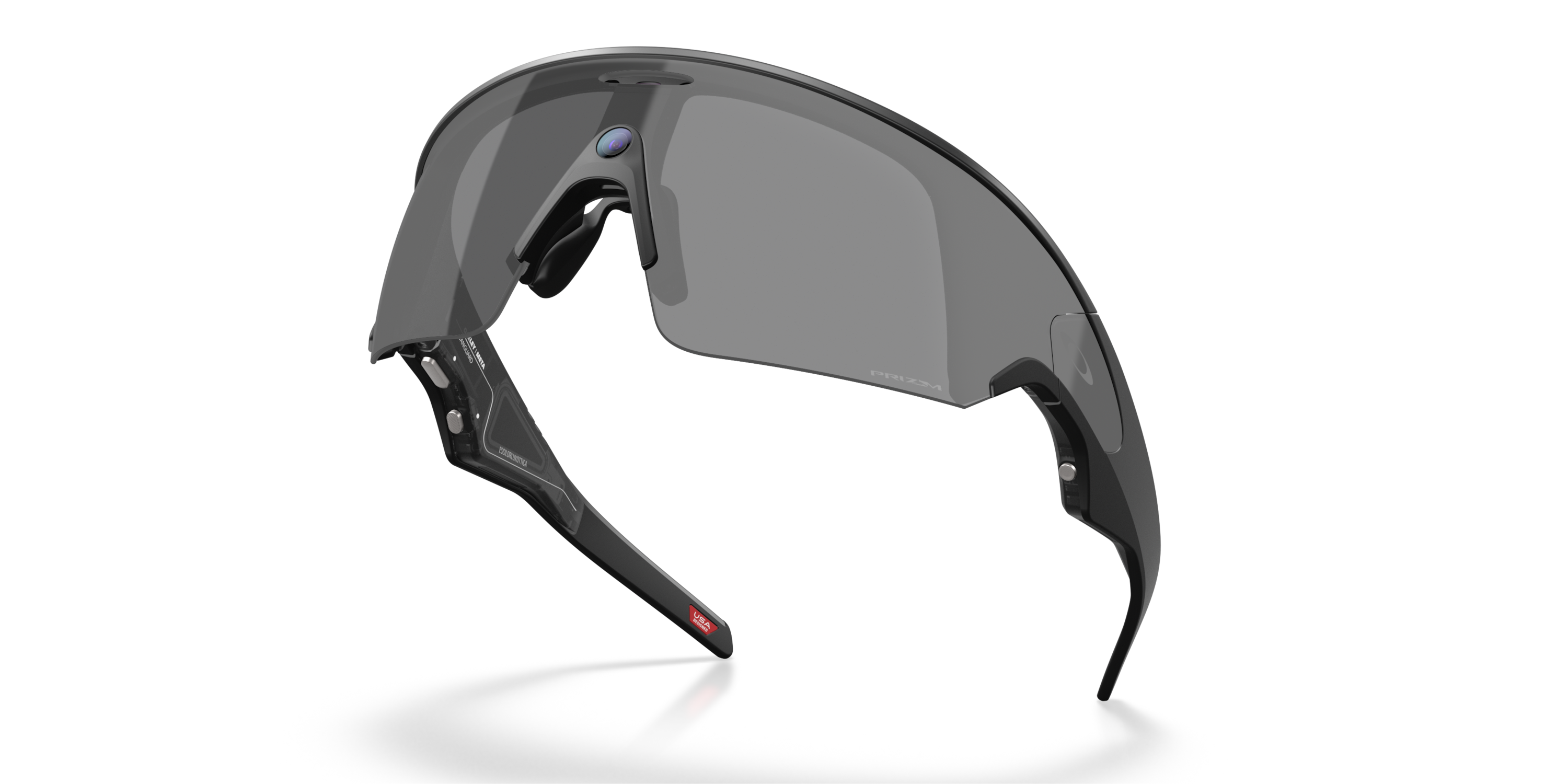Oakley Meta Vanguard AI Glasses with Black Frame and Prizm Black