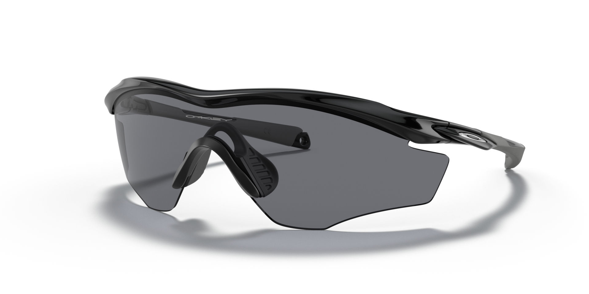 M2 Frame® XL Grey Lenses, Polished Black Frame Sunglasses | Oakley