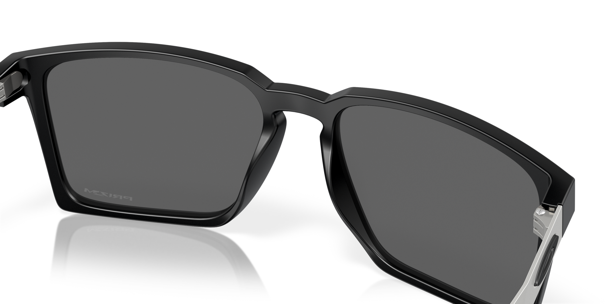 オークリー Exchangeサングラス Satin BlackフレームとPrizm Black