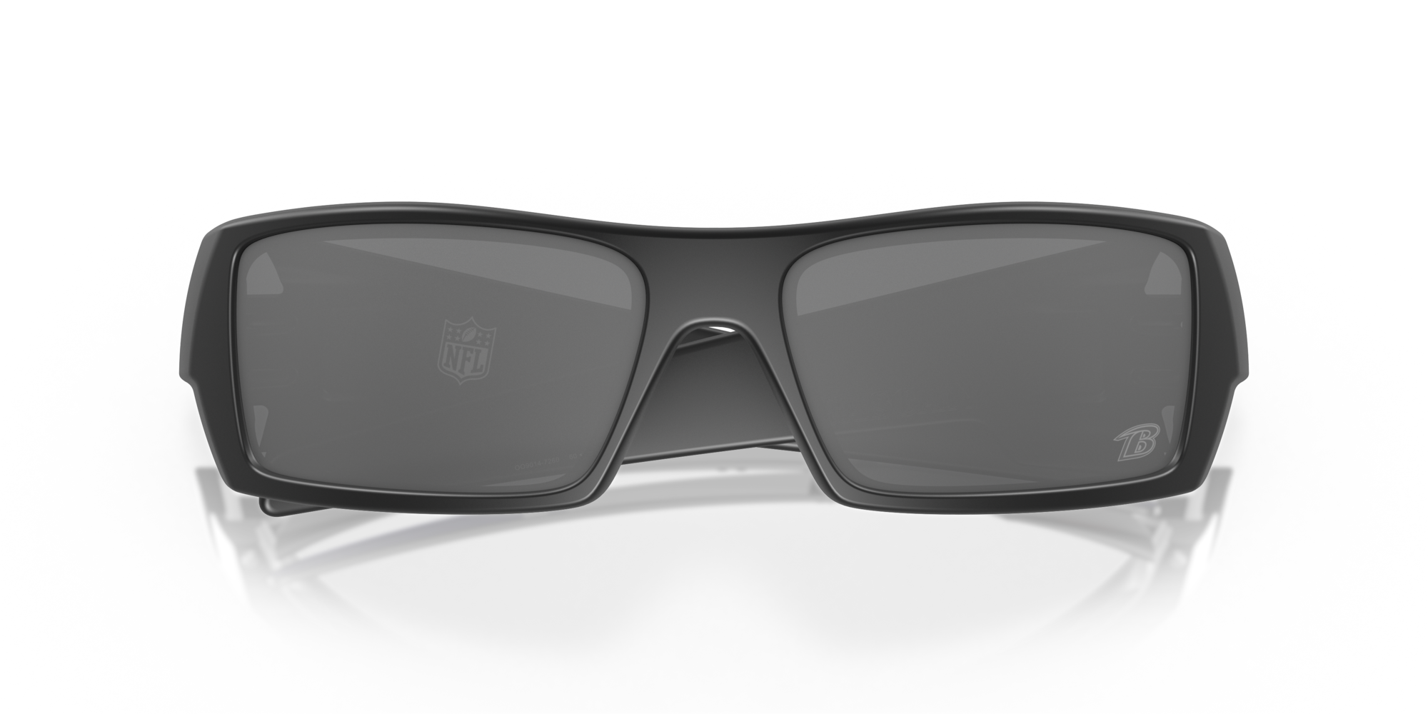 Oakley Baltimore Ravens Gascan® Sunglasses with Matte Black Frame