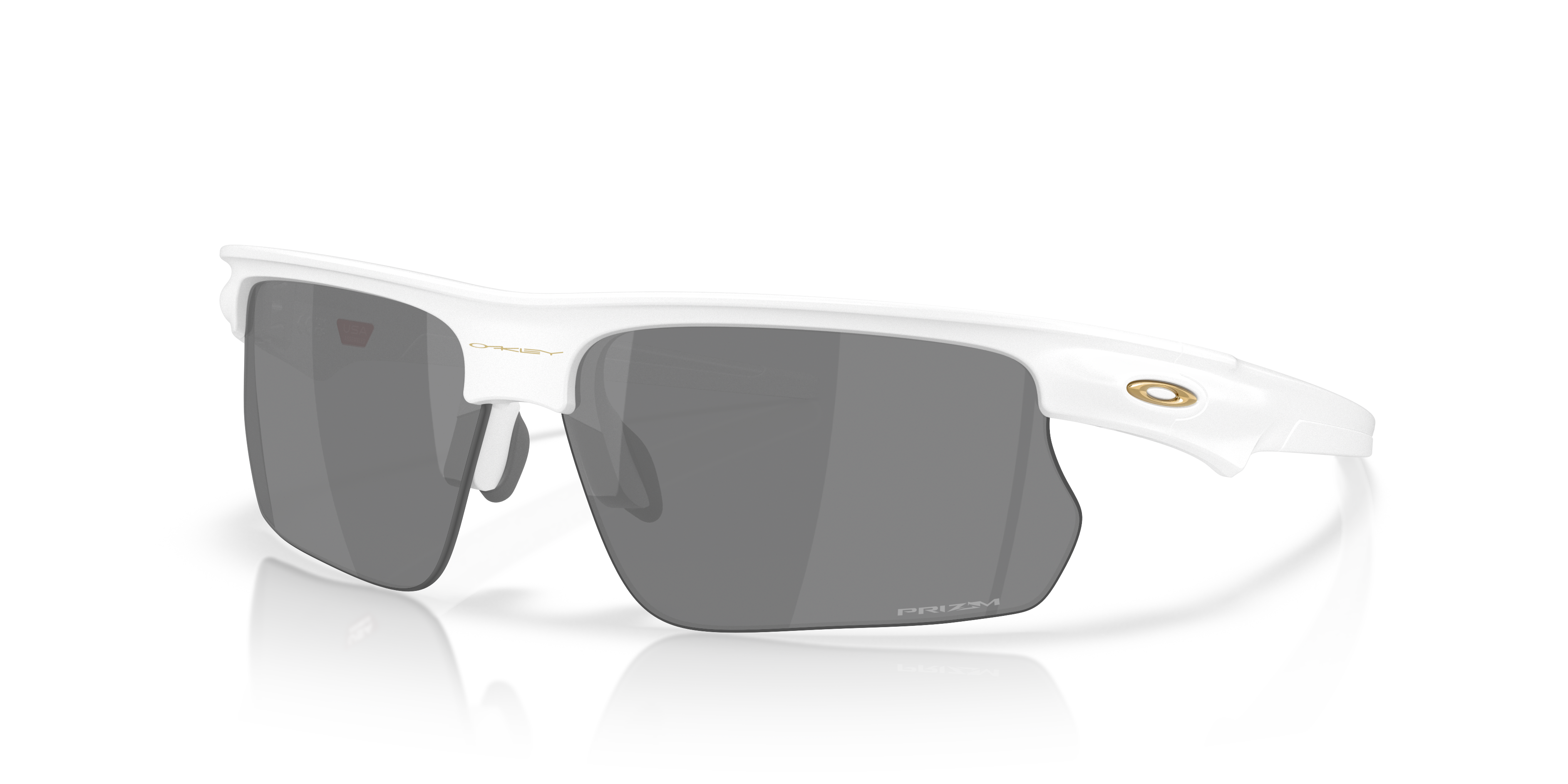 Oakley スポーツサングラス ホワイトフレームケース付き オークリー BiSphaera™ Players Collectionサングラス Matte White