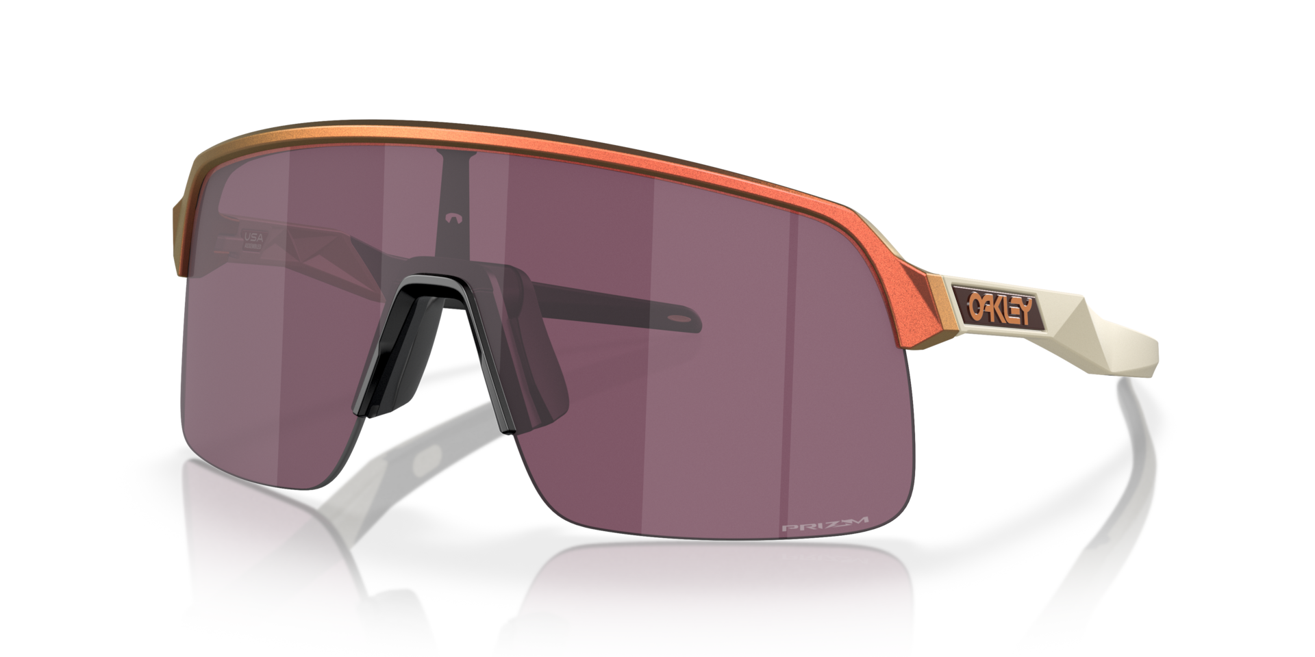 Sutro Lite (Low Bridge Fit) Prizm Road Black Lenses, Matte Red