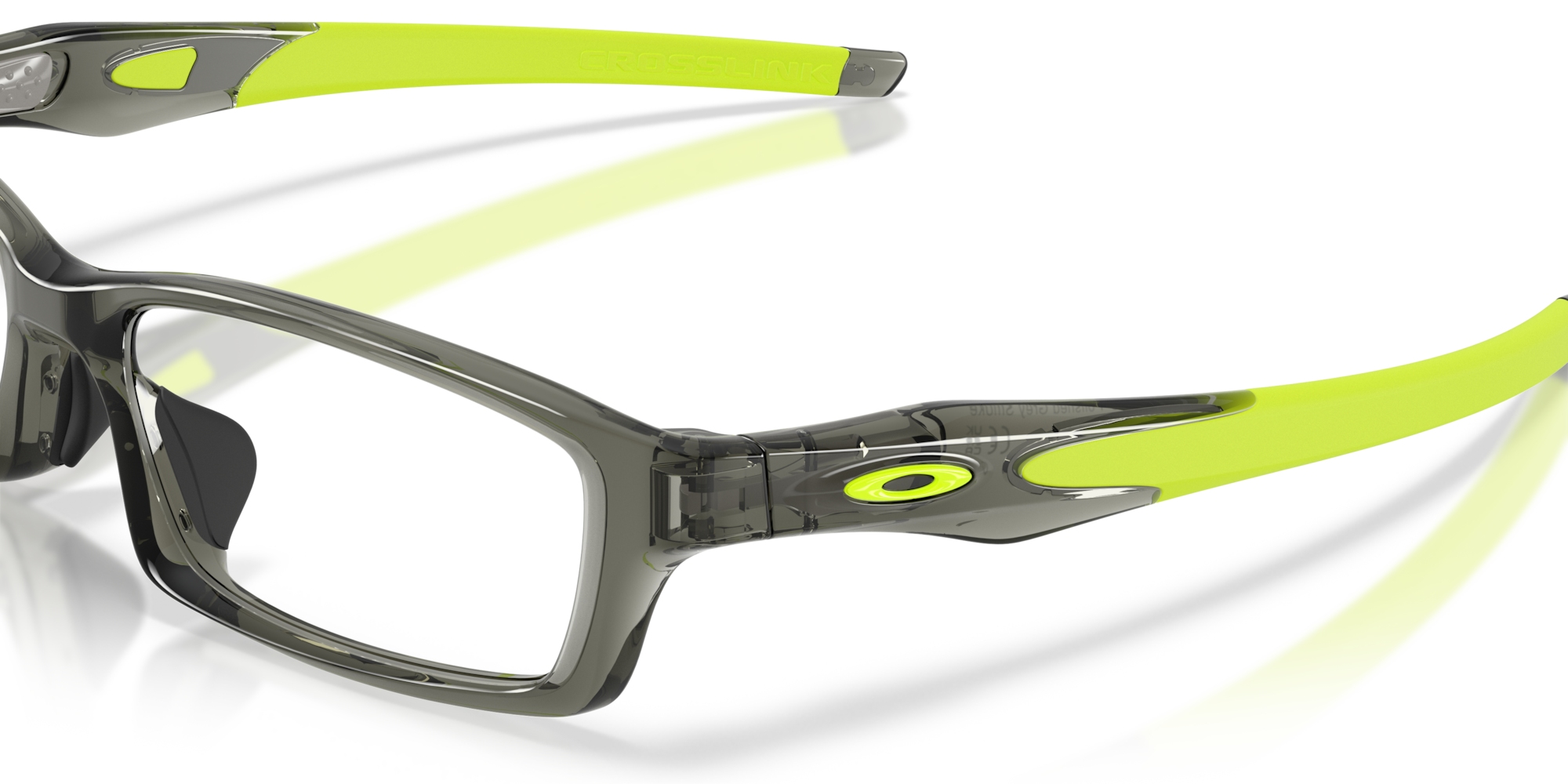 Oakley Crosslink® (Low Bridge Fit) Eyeglasses with Polished Grey