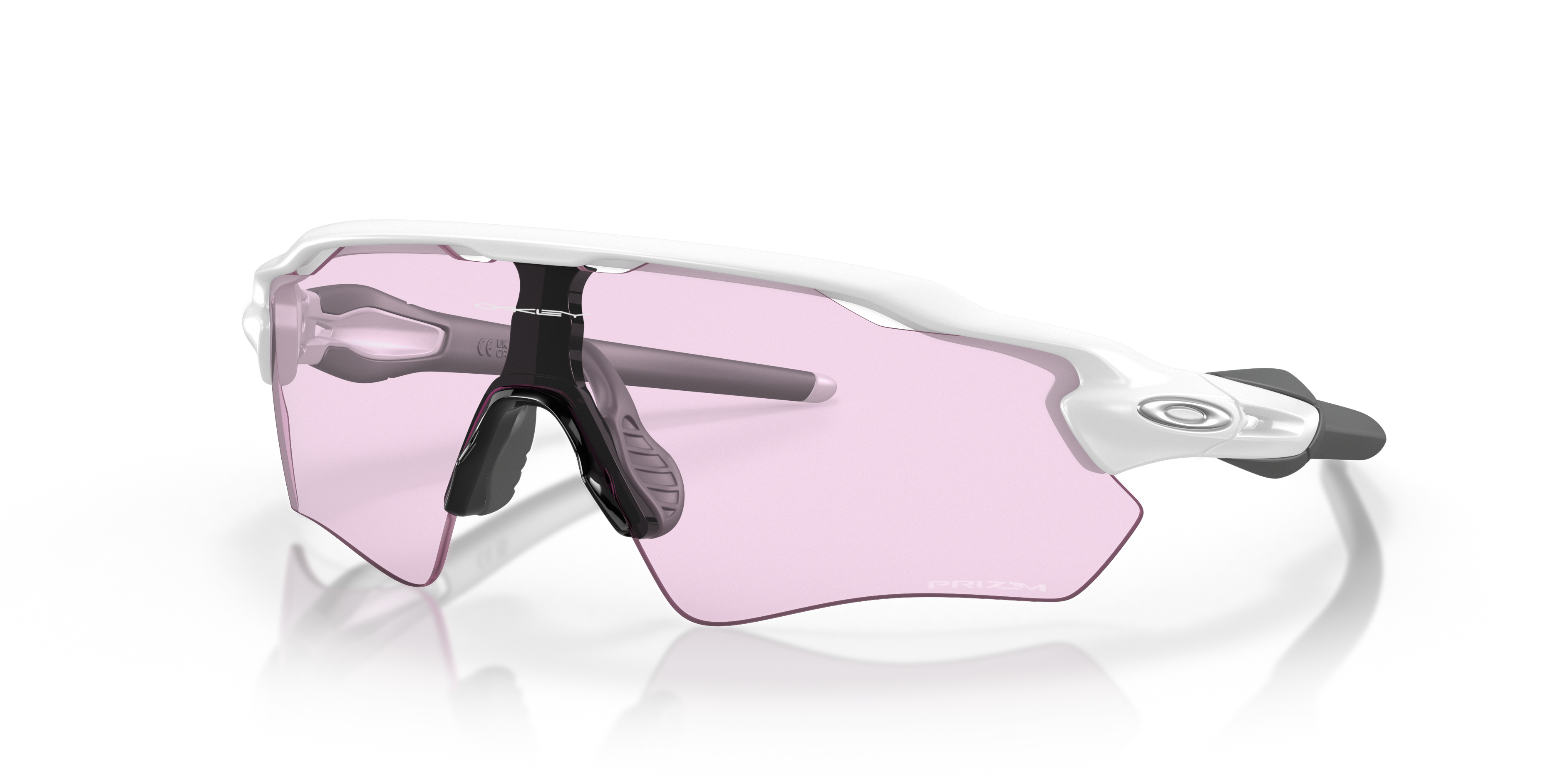 Radar® EV Path® Prizm Low Light Lenses, Matte White Frame