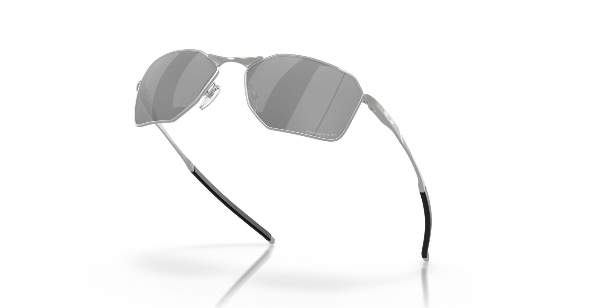 Oakley Savitar Sunglasses with Satin Chrome Frame and Prizm Black
