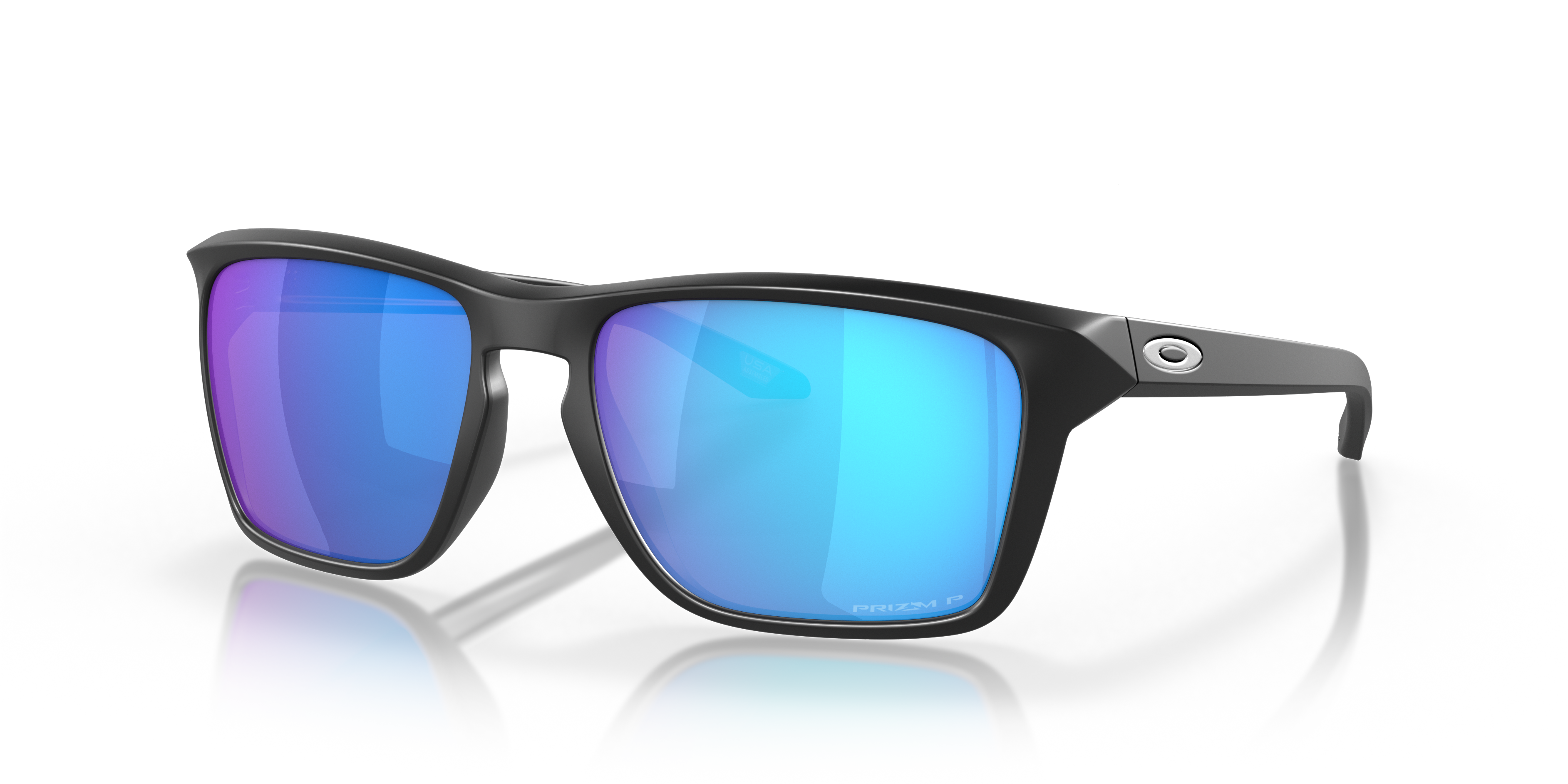 Sylas Prizm Sapphire Polarized Lenses, Matte Black Frame