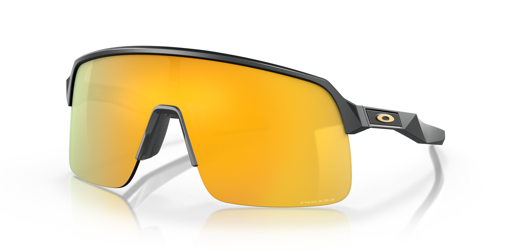 オークリー　スートロライト　PRIZM 24K ゴールドレンズ　SUTRO Sutro Lite Prizm 24K Lenses, Matte Carbon Frame Sunglasses