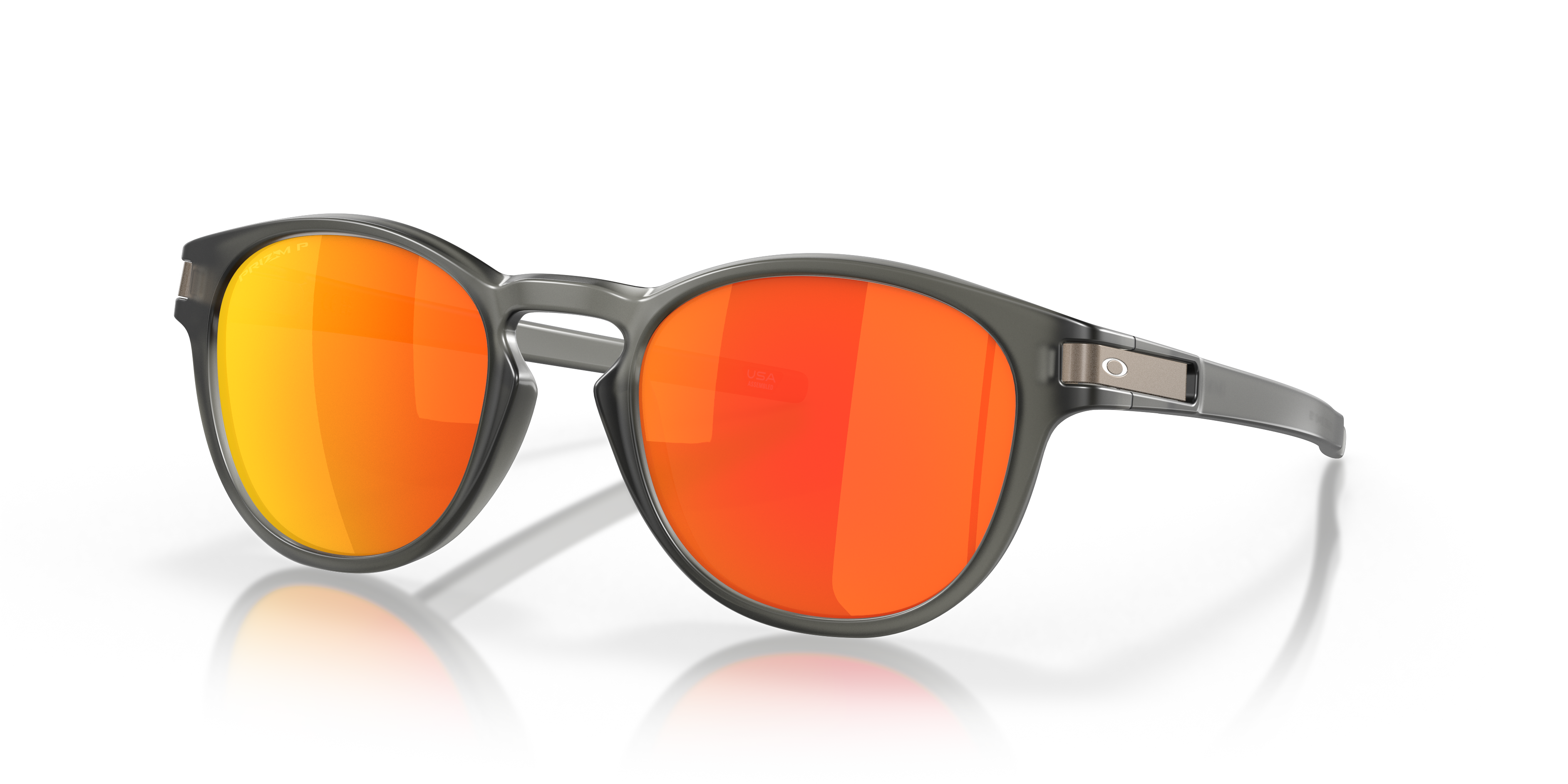 Oakley Latch™ (Low Bridge Fit) Sunglasses with Matte Grey Smoke