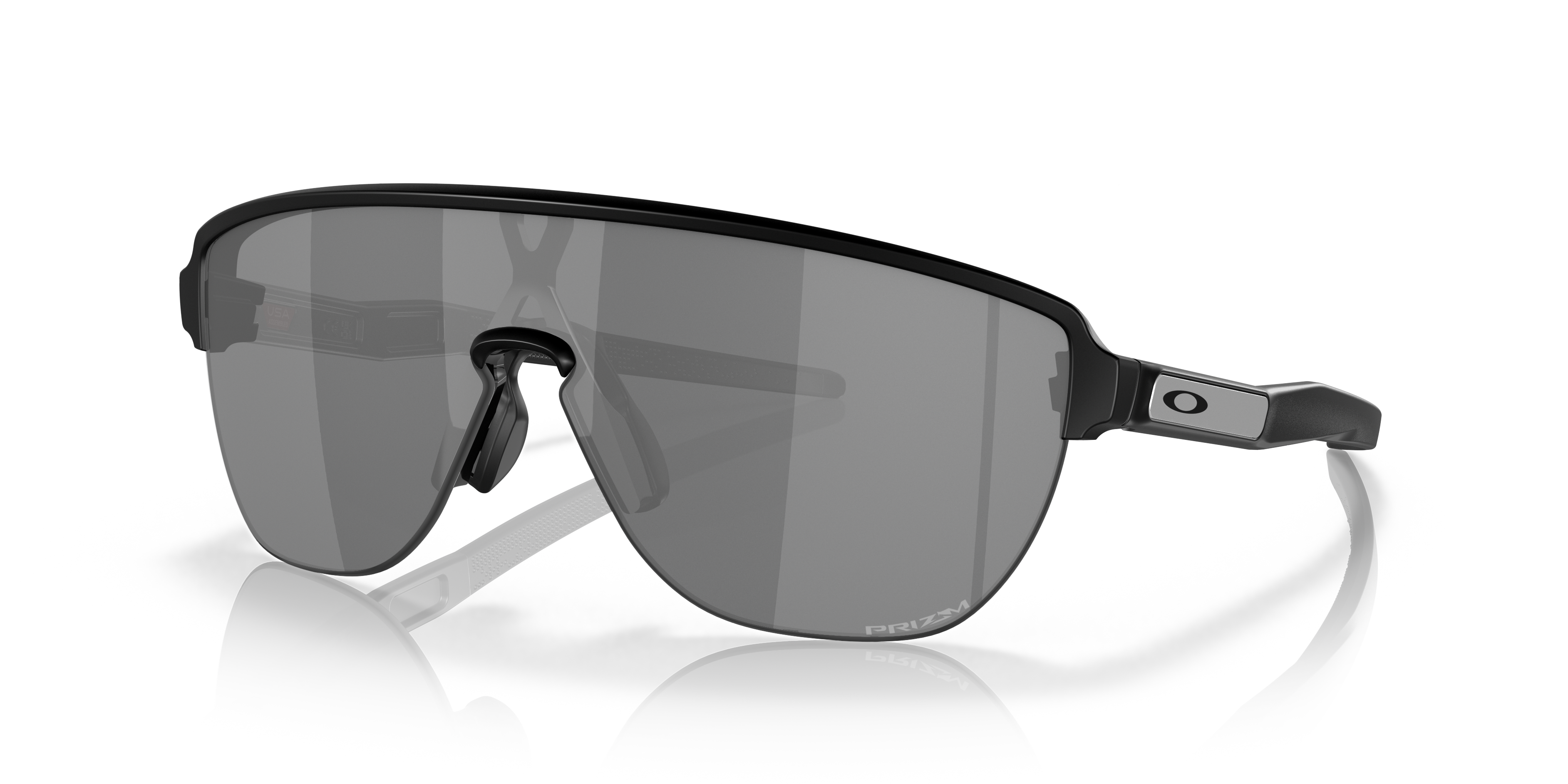 Oakley Corridor (Low Bridge Fit) Sunglasses with Matte Black Frame