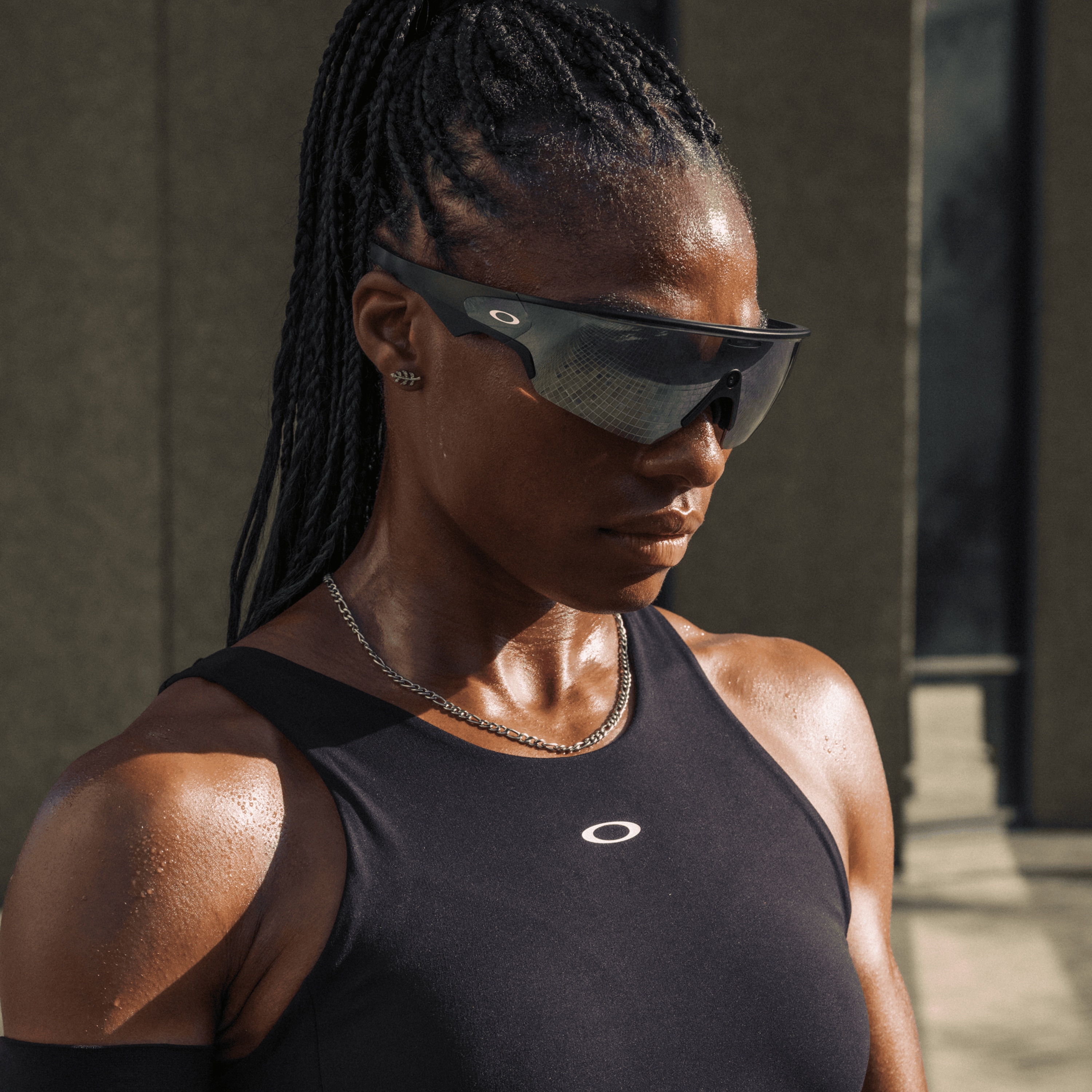 Oakley Meta Vanguard AI Glasses with Black Frame and Prizm Black