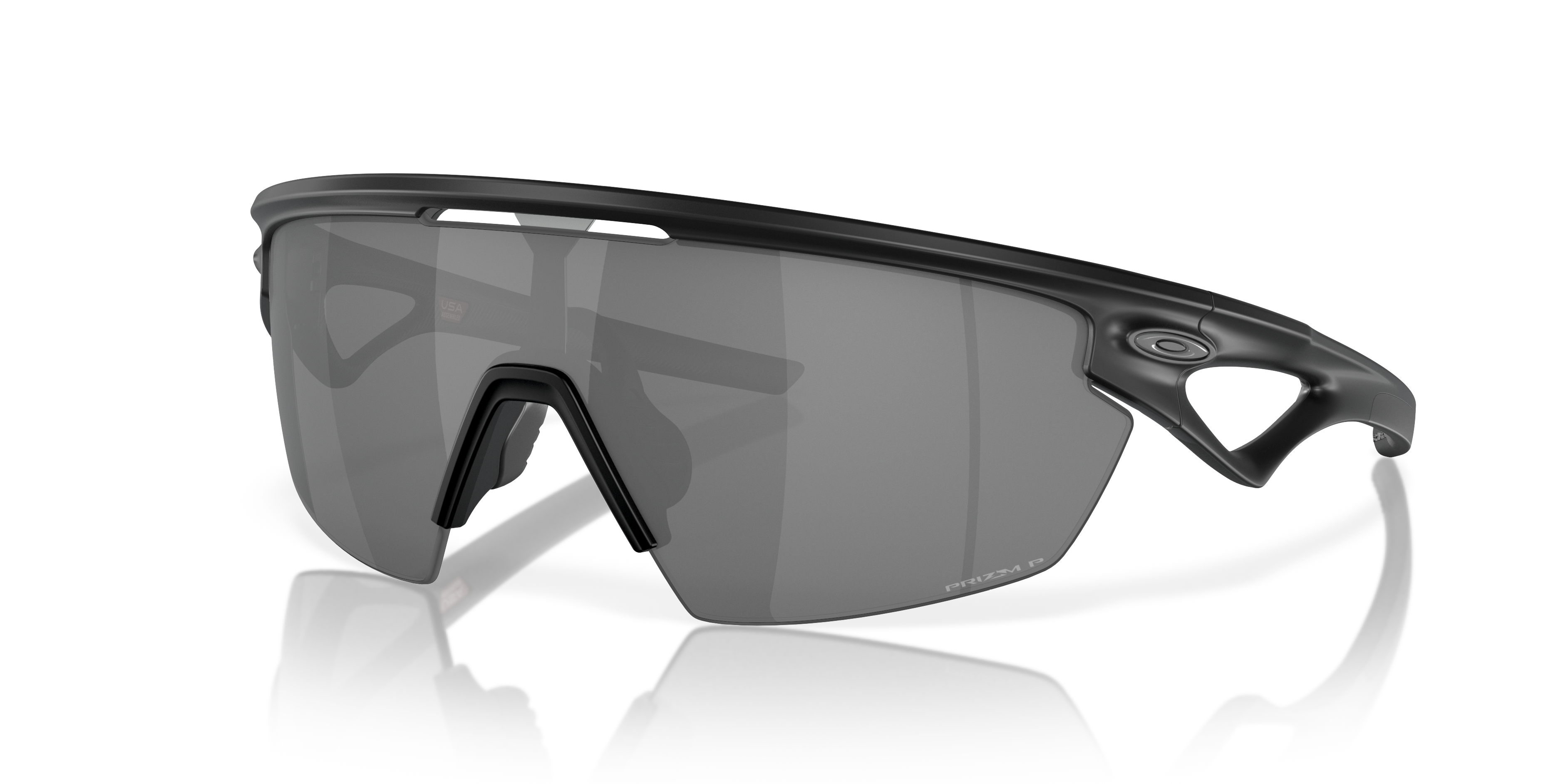 Sphaera™ Prizm Black Polarized Lenses, Matte Black Frame