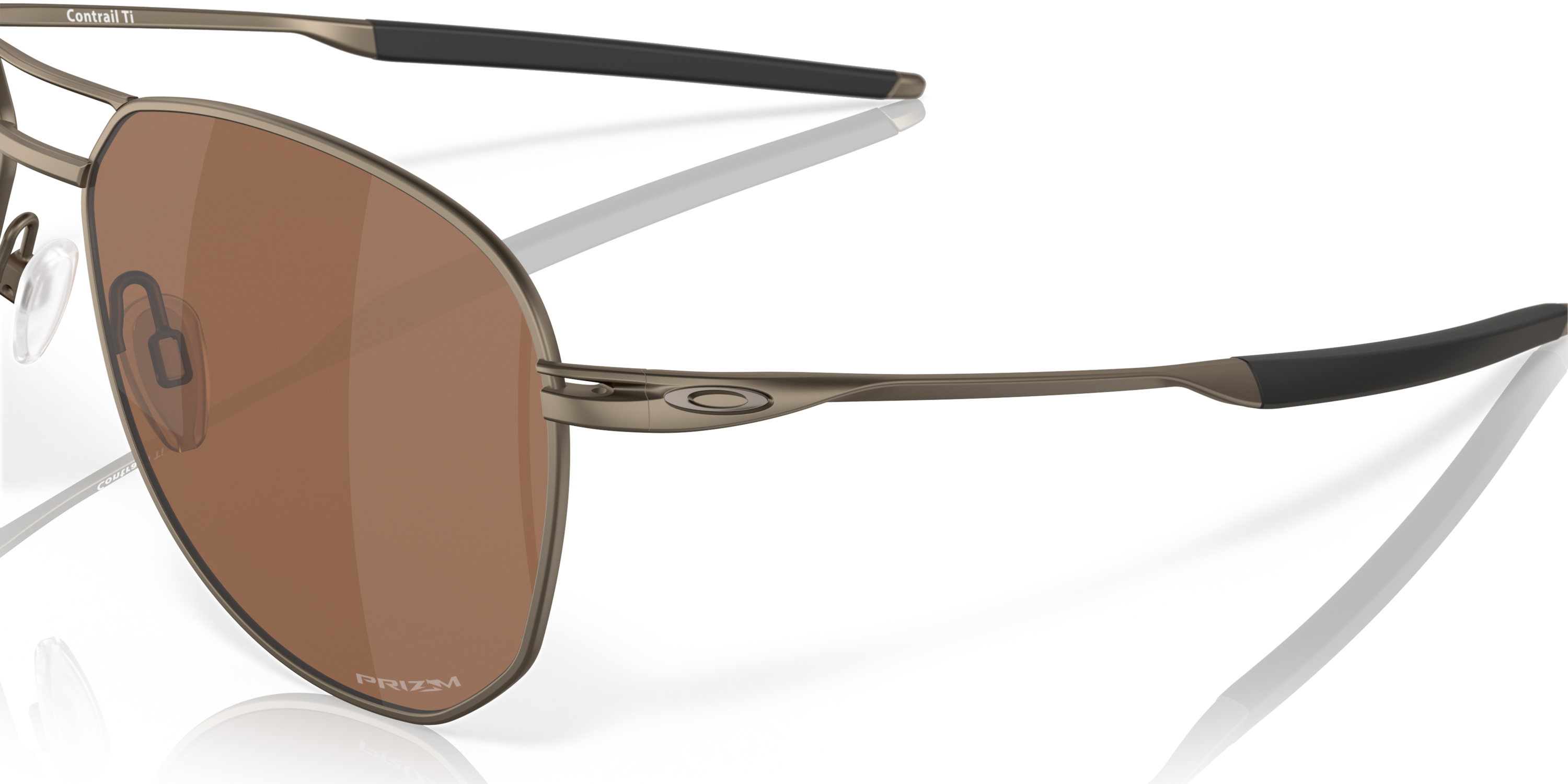 Contrail TI Prizm Tungsten Lenses, Pewter Frame Sunglasses | Oakley ...