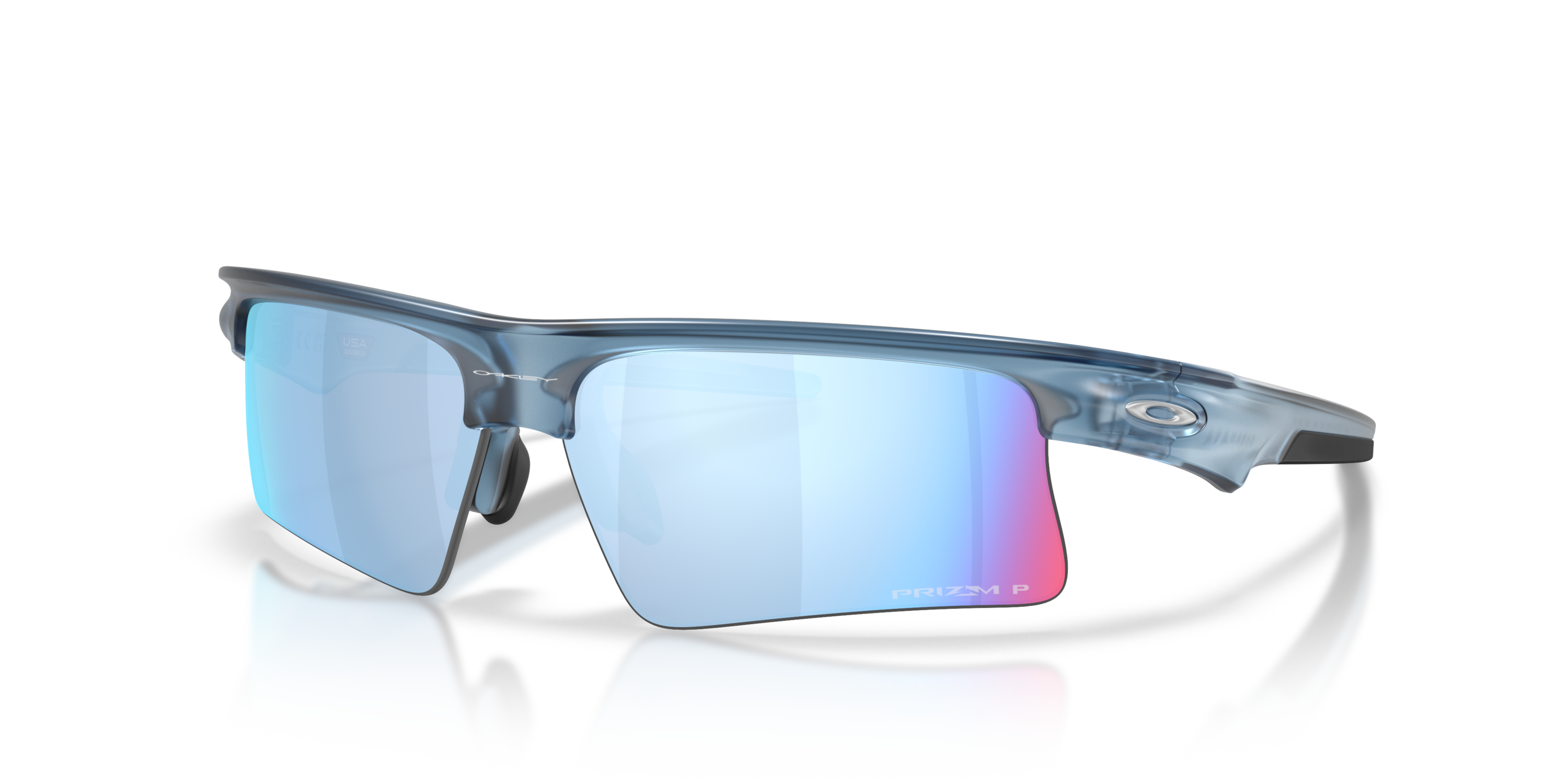 Oakley Bisphaera™ Speed Sunglasses with Transparent Abyss Frame and ...