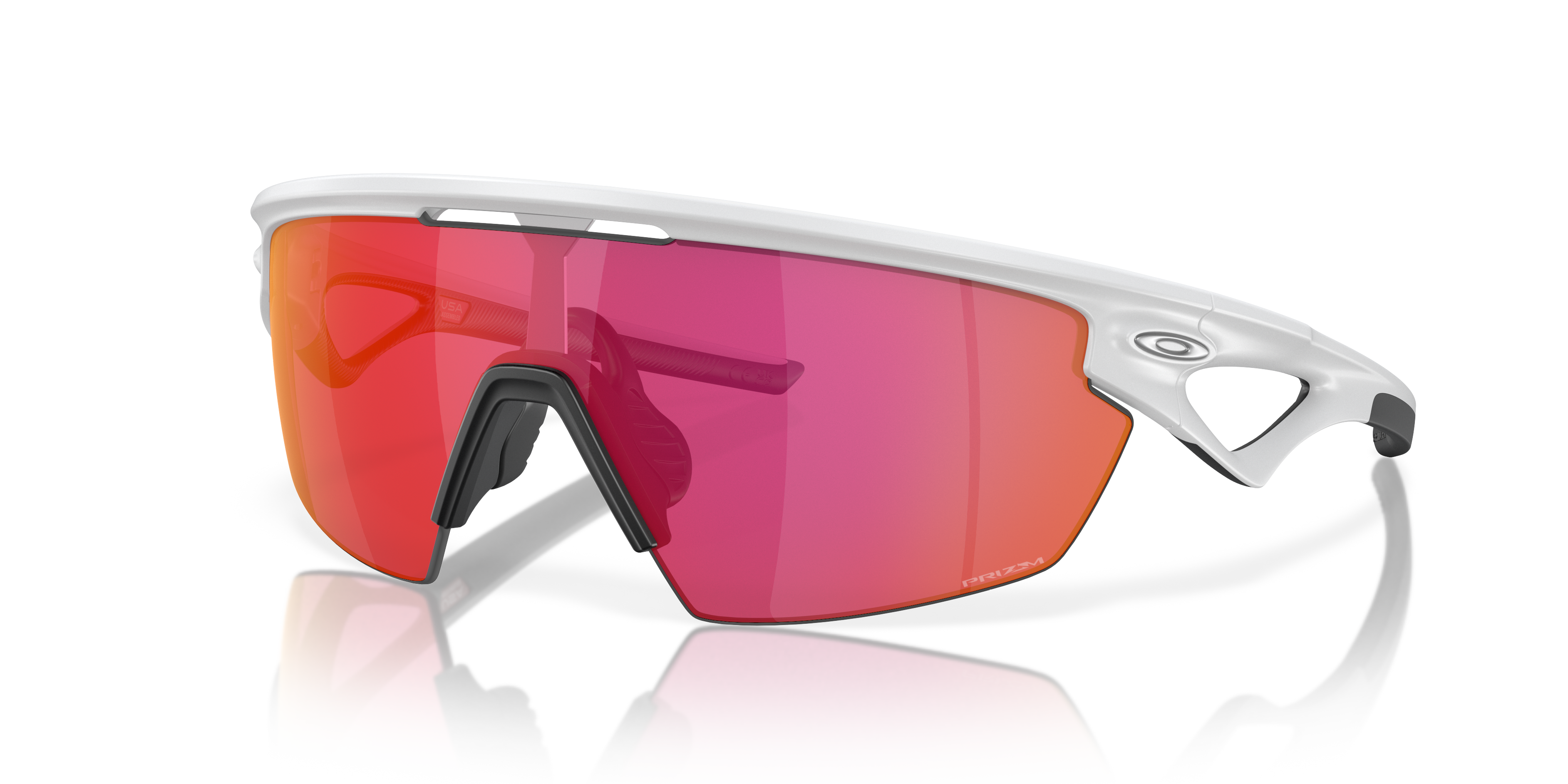 Sphaera™ Prizm Field Lenses, Matte White Frame Sunglasses | Oakley
