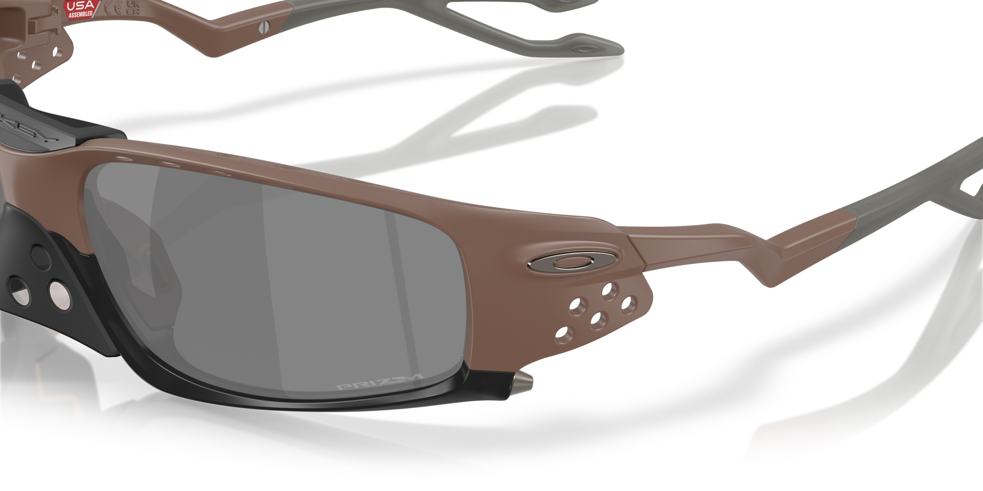 オークリー Plantaris SQサングラス MahoganyフレームとPrizm Black