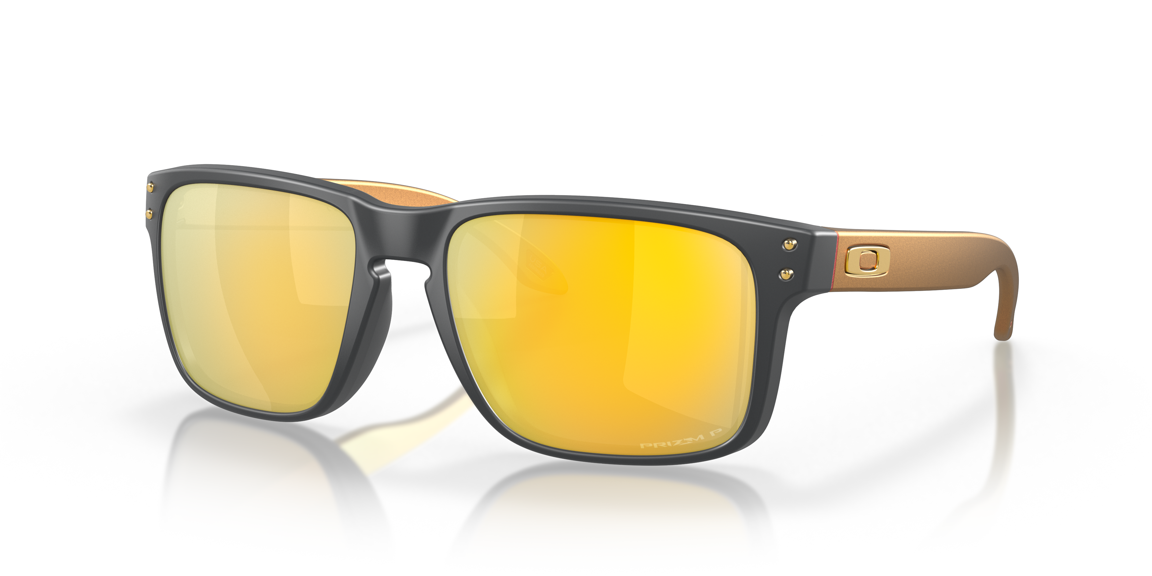 Holbrook™ Prizm 24K Polarized Lenses, Matte Carbon Frame