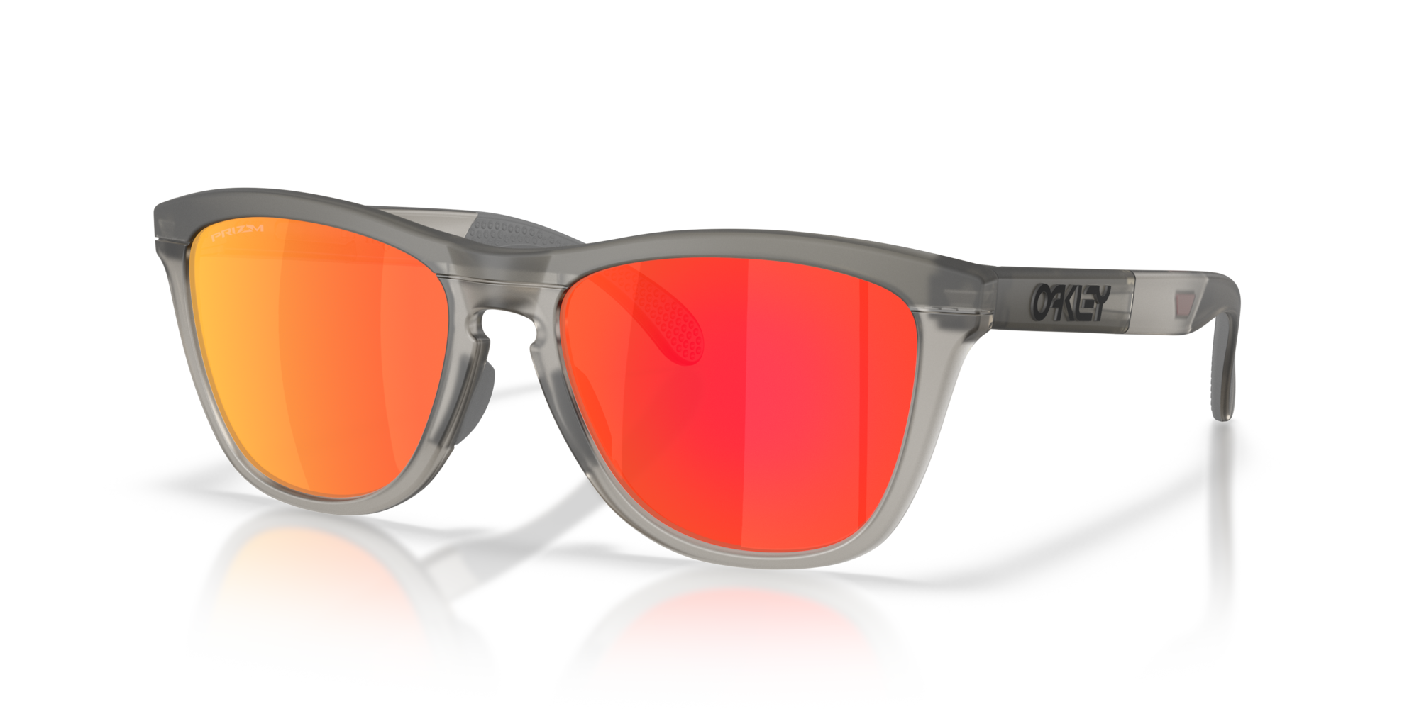 Oakley Frogskins サングラス レッド クリアフレーム 0OO9503__950301__P21__shad__qt