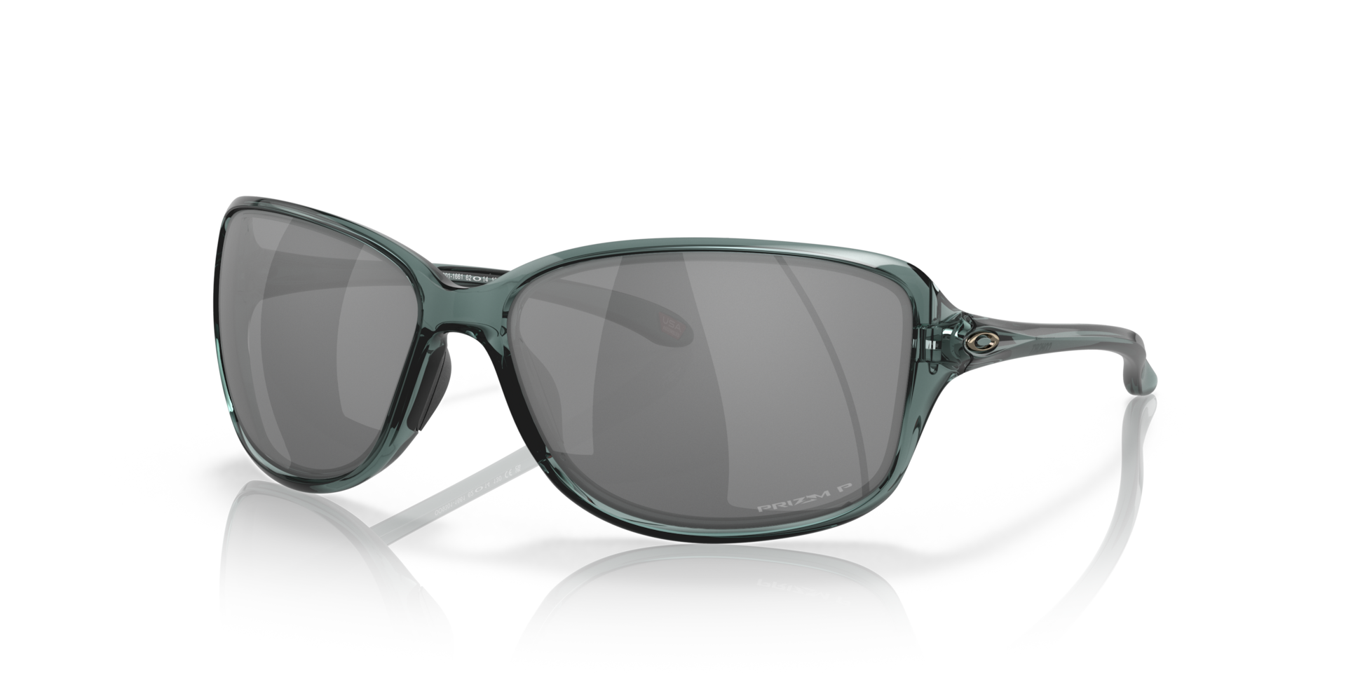 Oakley COHORT サングラス 009301 Cohort Prizm Black Polarized Lenses, Crystal Black Frame