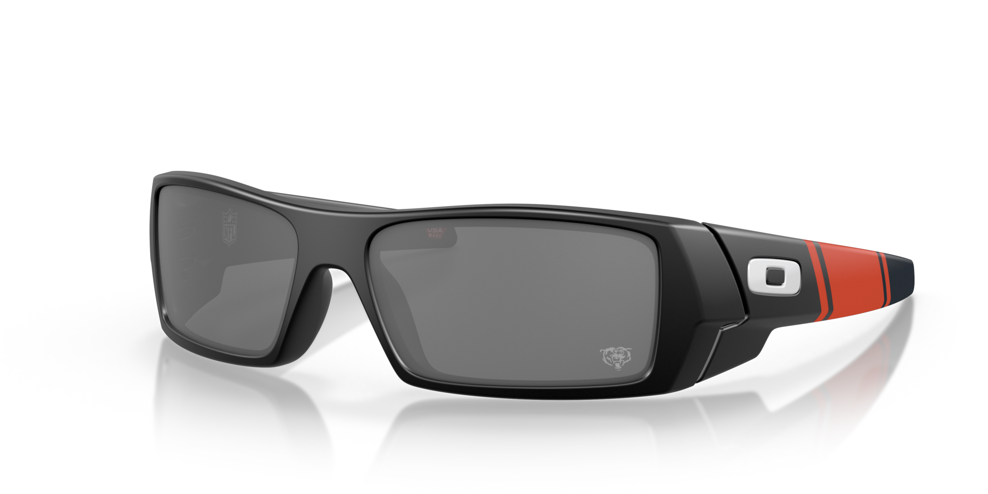 Oakley Chicago Bears Gascan® Sunglasses with Matte Black Frame and