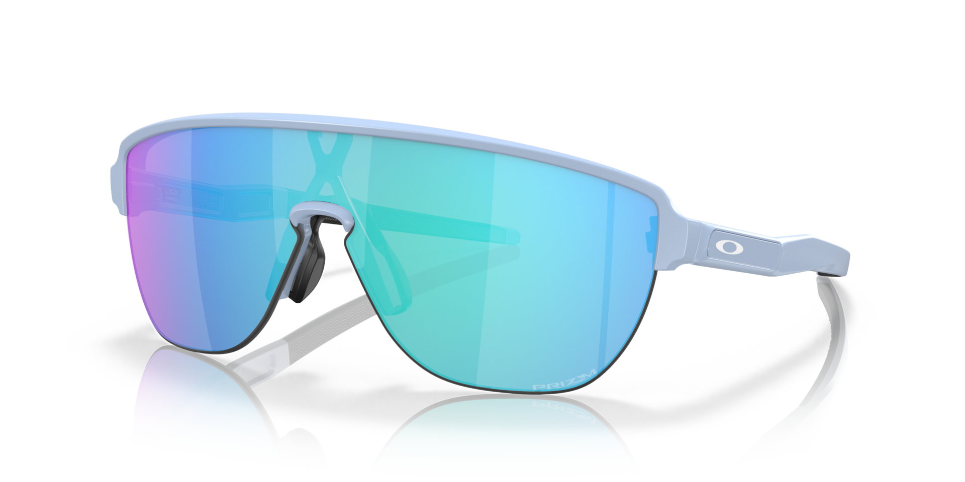 そら Corridor Prizm Sapphire Lenses, Matte Stonewash Frame Sunglasses