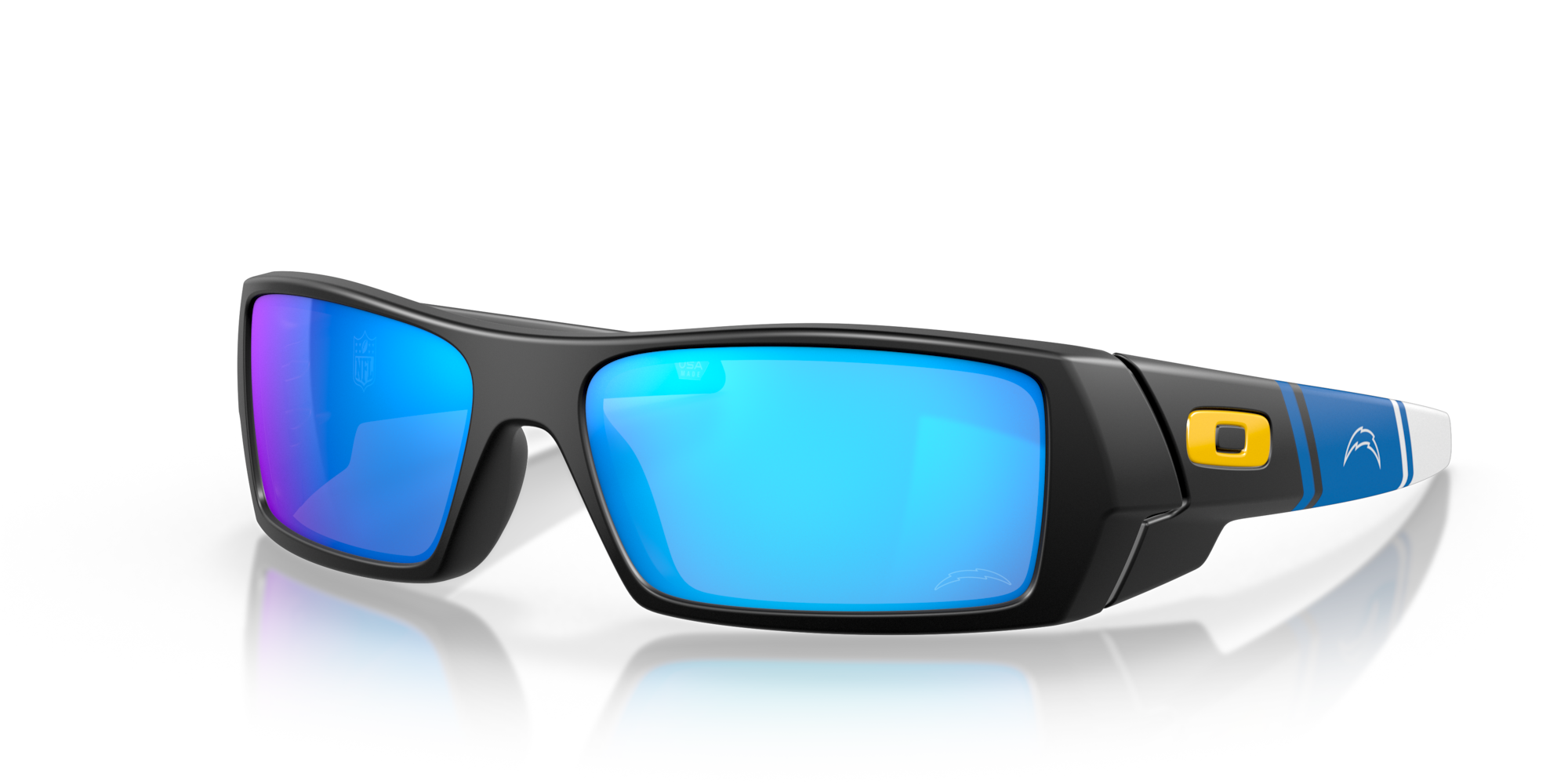 Oakley Los Angeles Chargers Gascan® Sunglasses with Matte Black