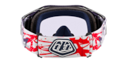 Airbrake® MX Troy Lee Designs Series Goggles - Troy Lee Design White Blue Stars