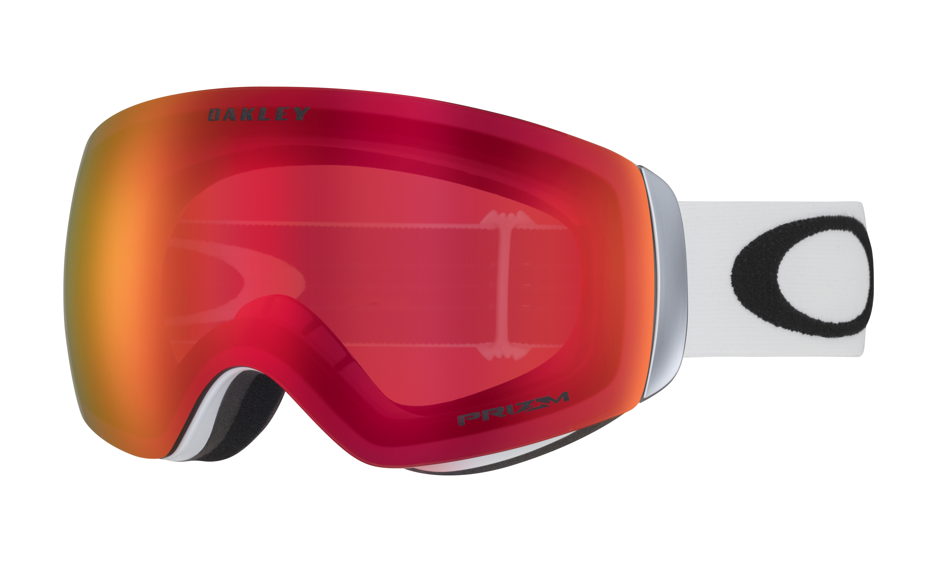 Oakley Flight Deck™ M Snow Goggles with Matte White Strap and