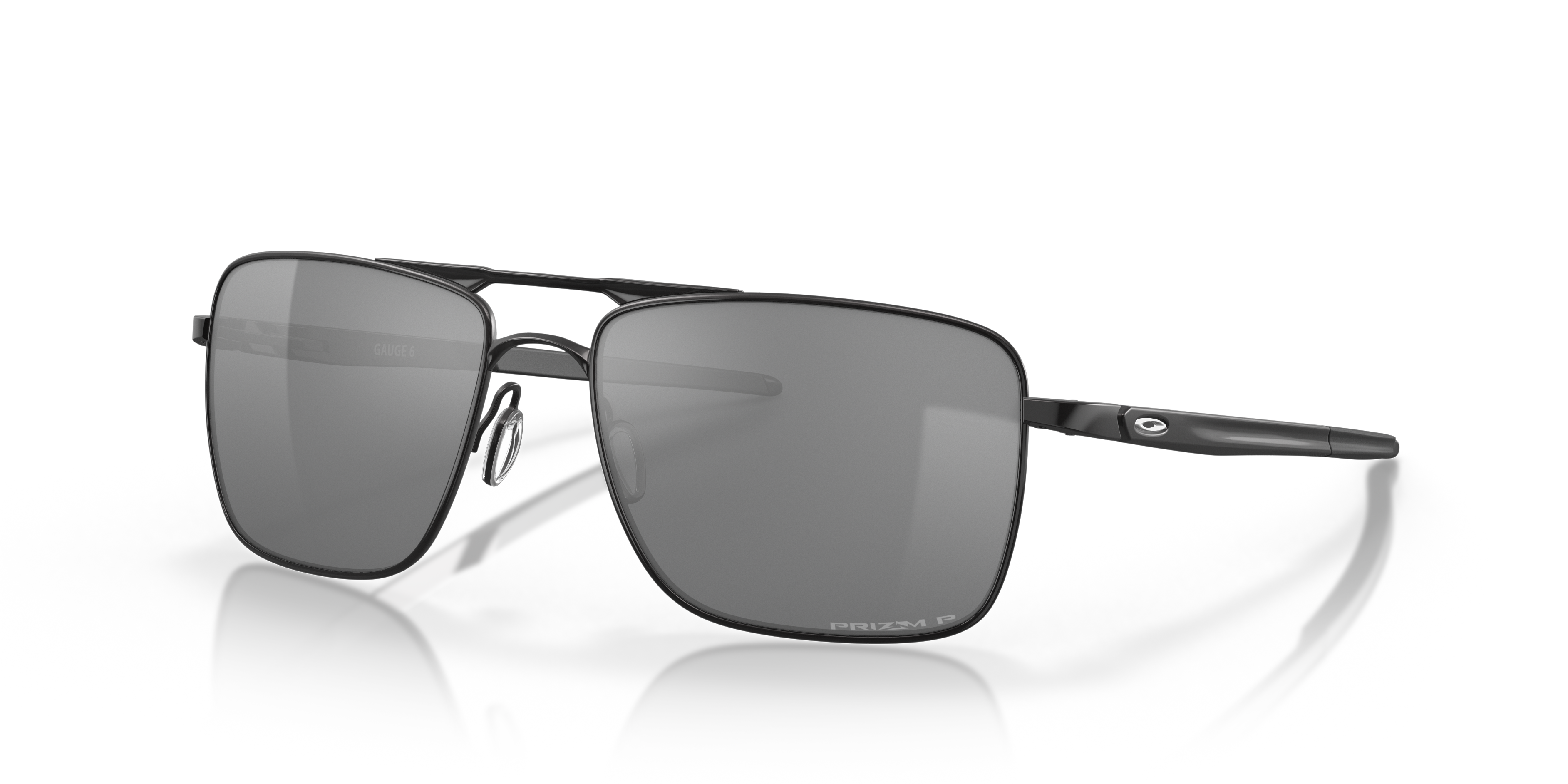 オークリー Gauge 6サングラス Satin BlackフレームとPrizm Black