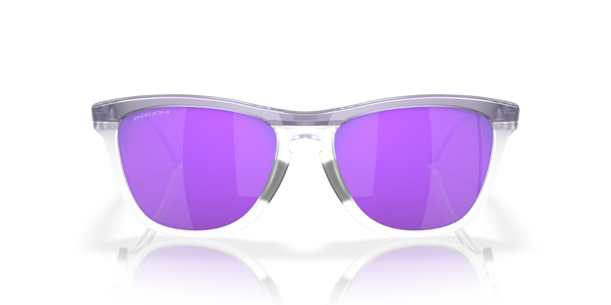 OAKLEYフロッグスキン9245 96 CLEAR /PRIZM VIOLET Oakley Frogskins™ Hybrid Sunglasses with Matte Lilac/Prizm Clear