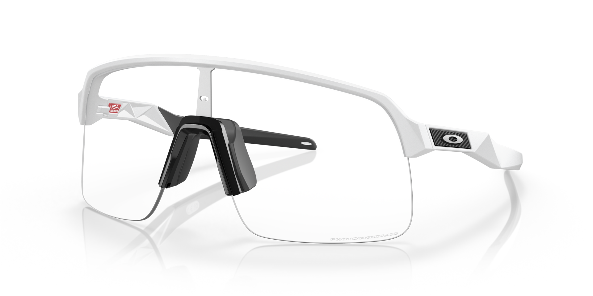 Sutro Lite Clear to Black Iridium Photochromic Lenses, Matte White