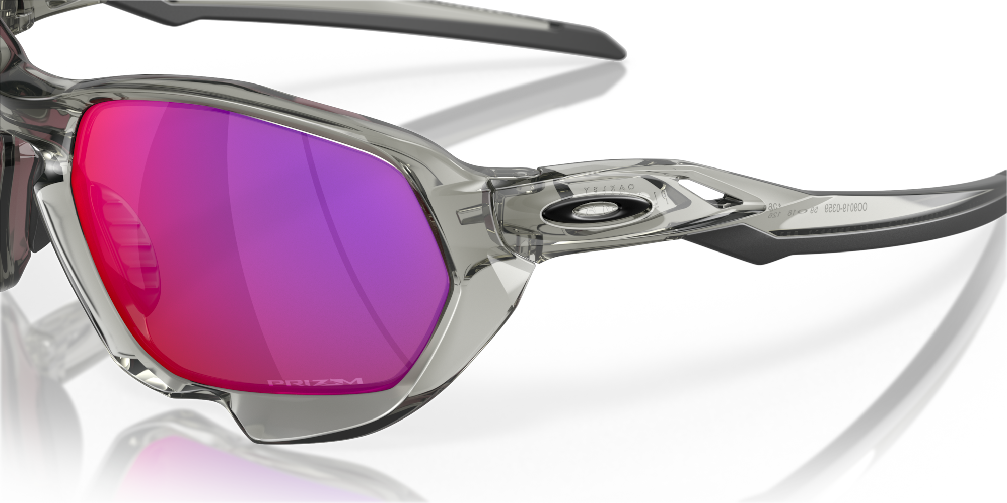 Oakley Plazma Sunglasses with Grey Ink Frame and Prizm Road Lenses