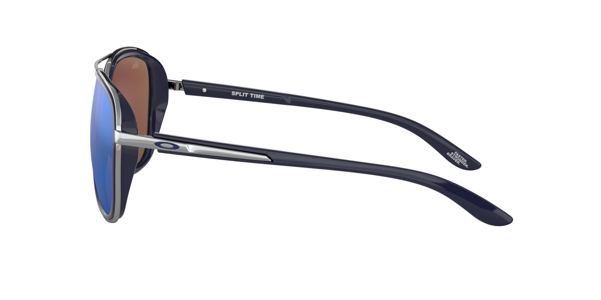 Oakley Split Time Team USA Sunglasses with Polished Chrome Frame
