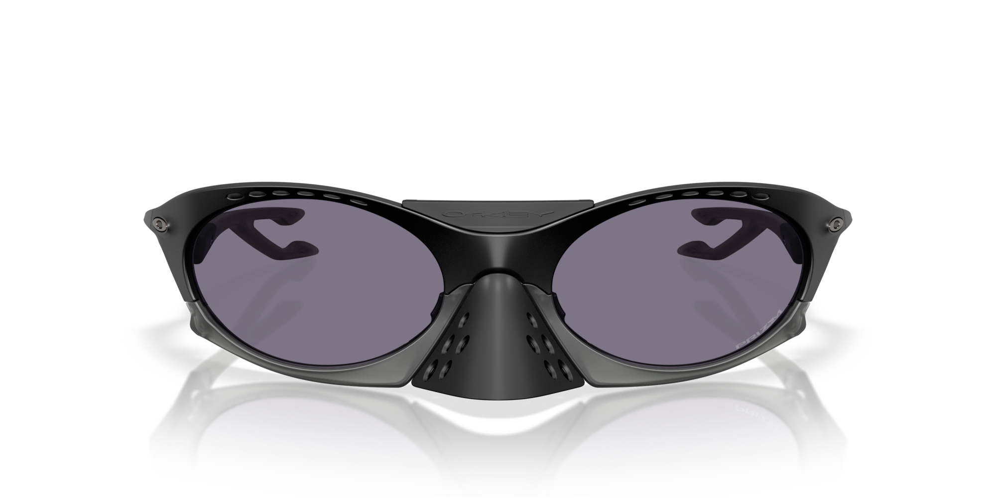 Oakley Plantaris Sunglasses with Matte Black Frame and Prizm Grey